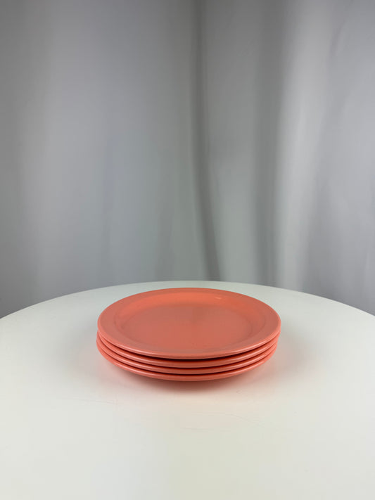 Vintage Pink Side Plates - Set of 4