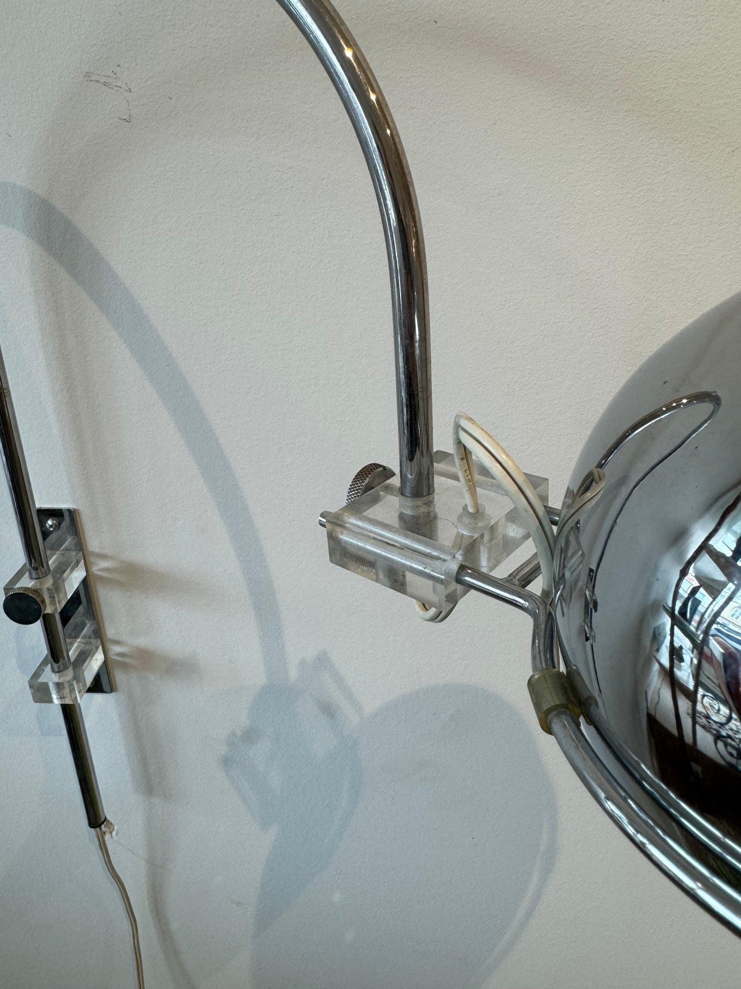 Chrome Eyeball Sconce by Gepo - Wall Mounted