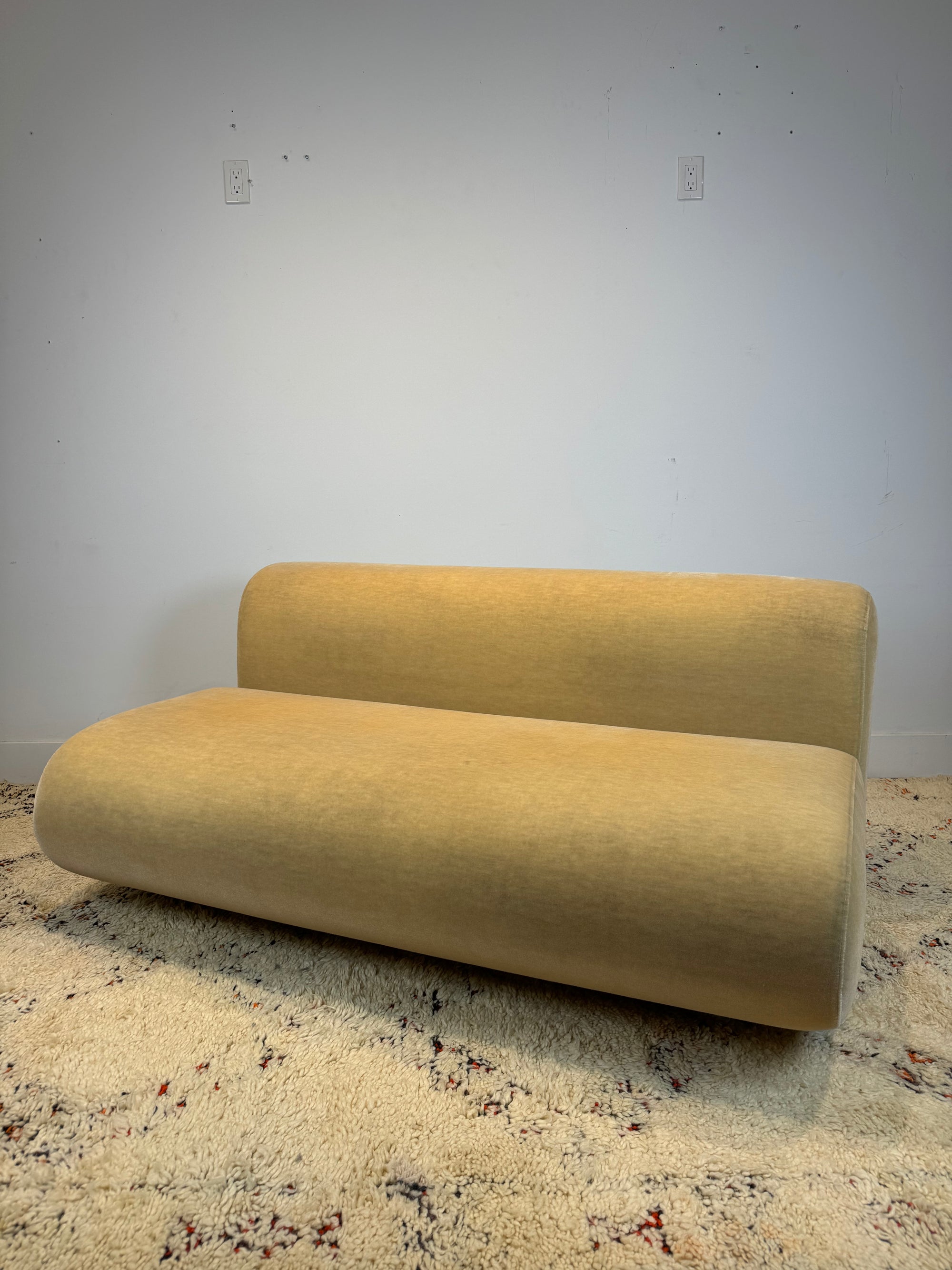 Kazuhide Takahama "Suzanne" Mohair Settee Sofa for Knoll