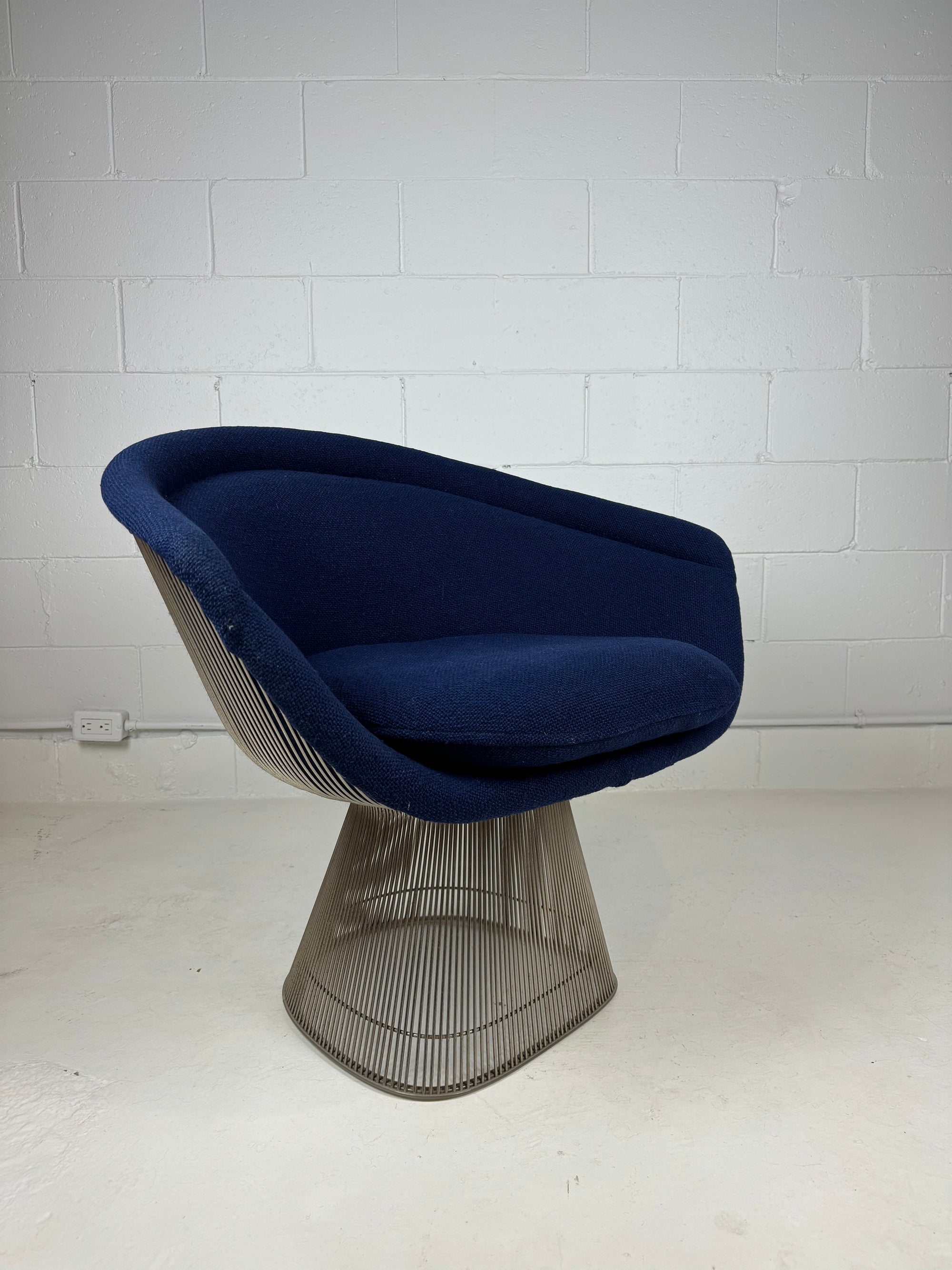 Warren Platner Lounge Chair for Knoll - Blue