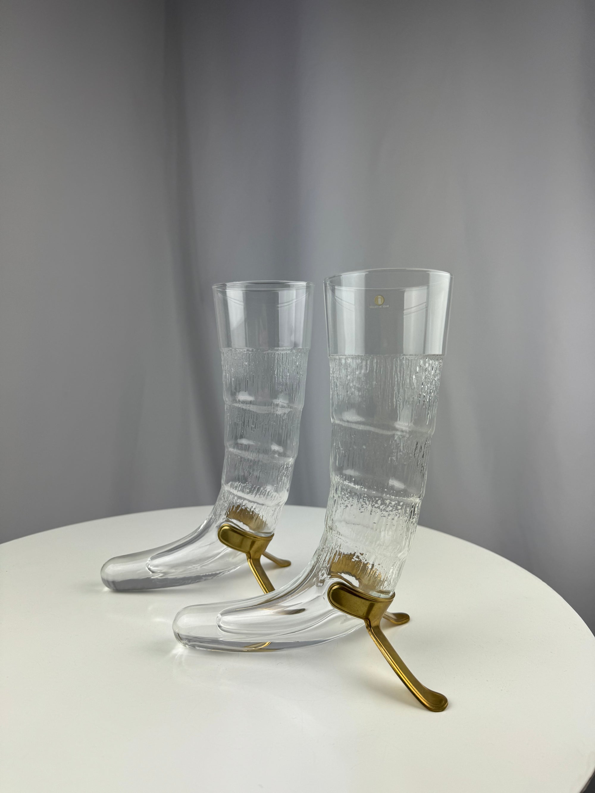 Iittala HARALDs HORN Beer Glasses by Valto Kokko (6)