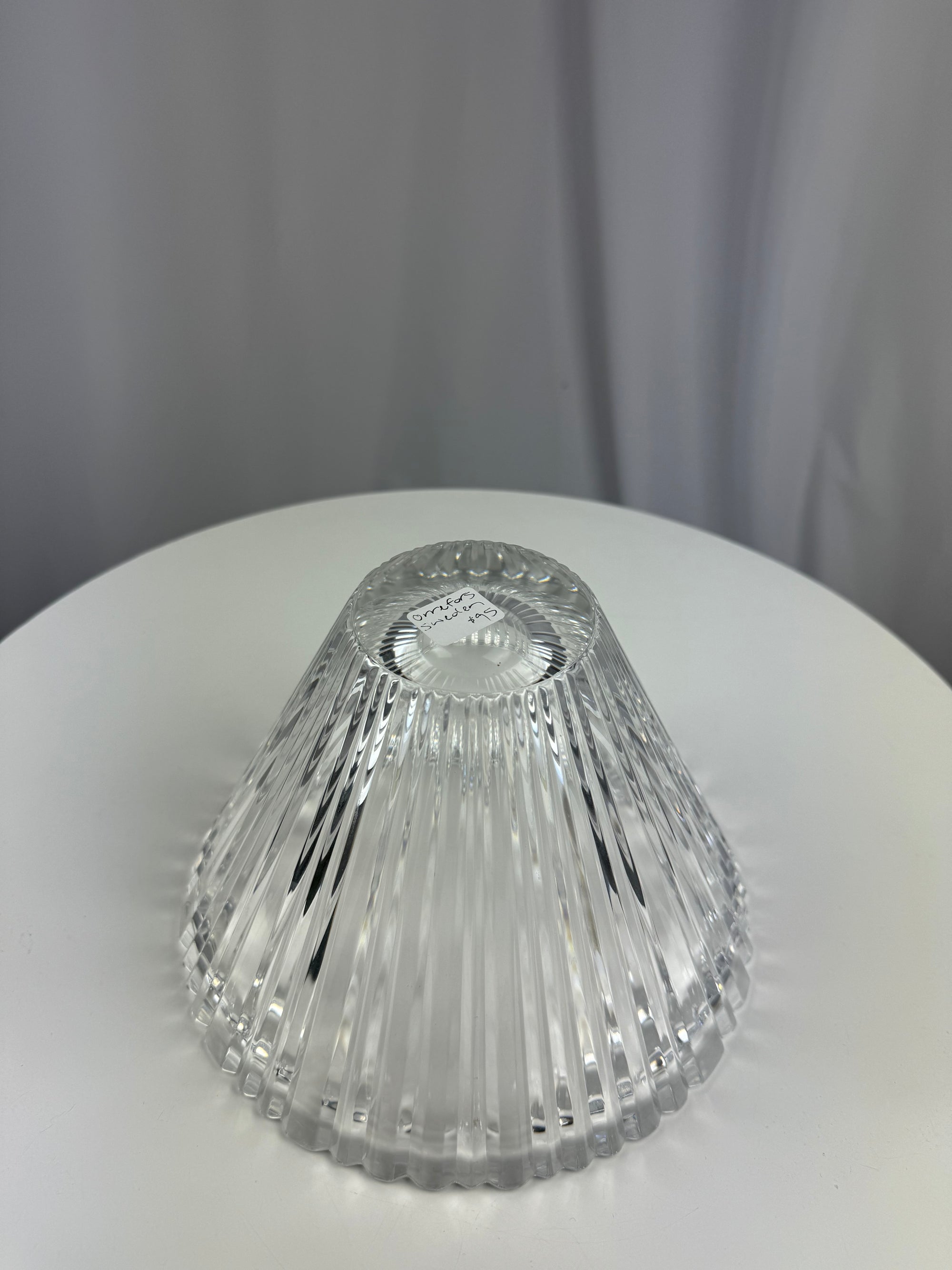 Orrefors Sweden Large Crystal Bowl