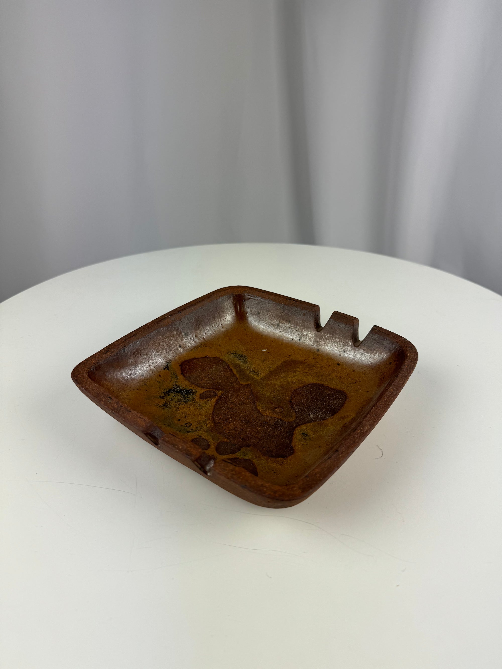 Vintage Ed Drahanchuk Ceramic Ash Tray