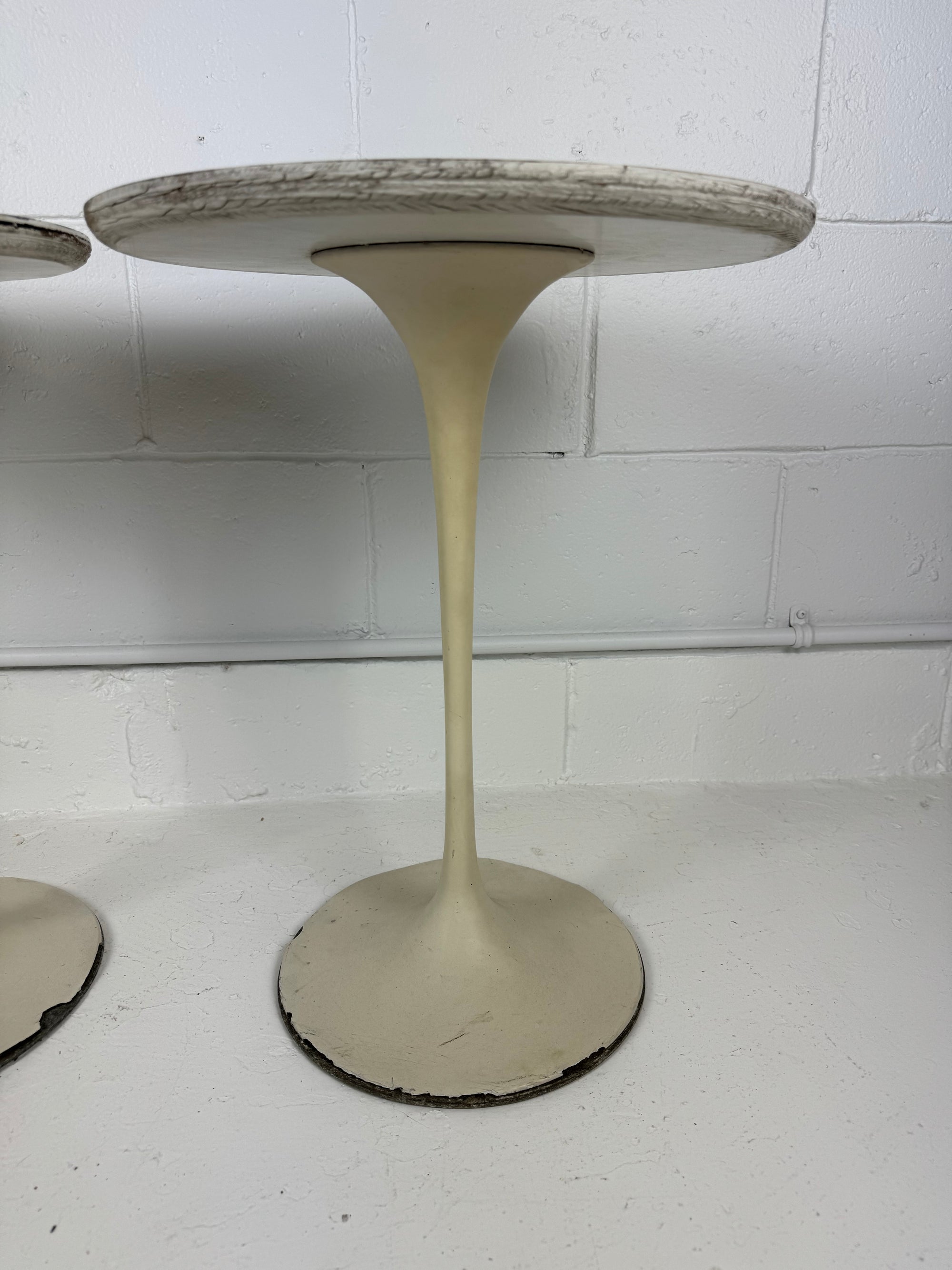 Mid Century Tulip Side Tables (Knoll? Burke?)