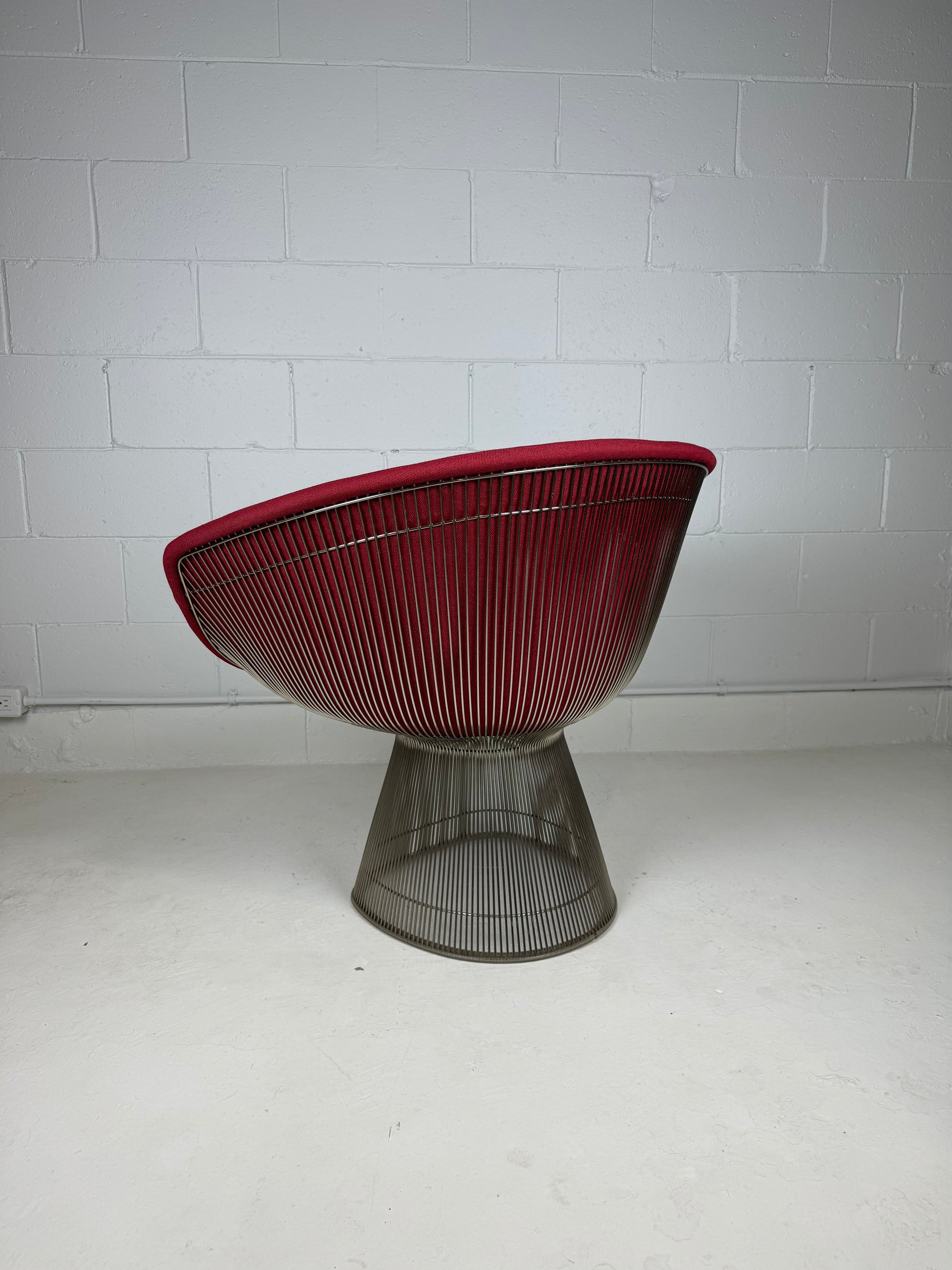 Warren Platner Lounge Chair for Knoll - Red