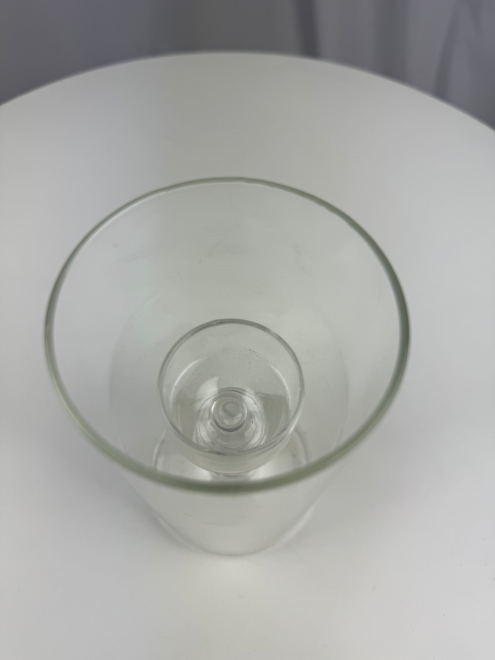 Modernist Glass Tea Light Candle Holder