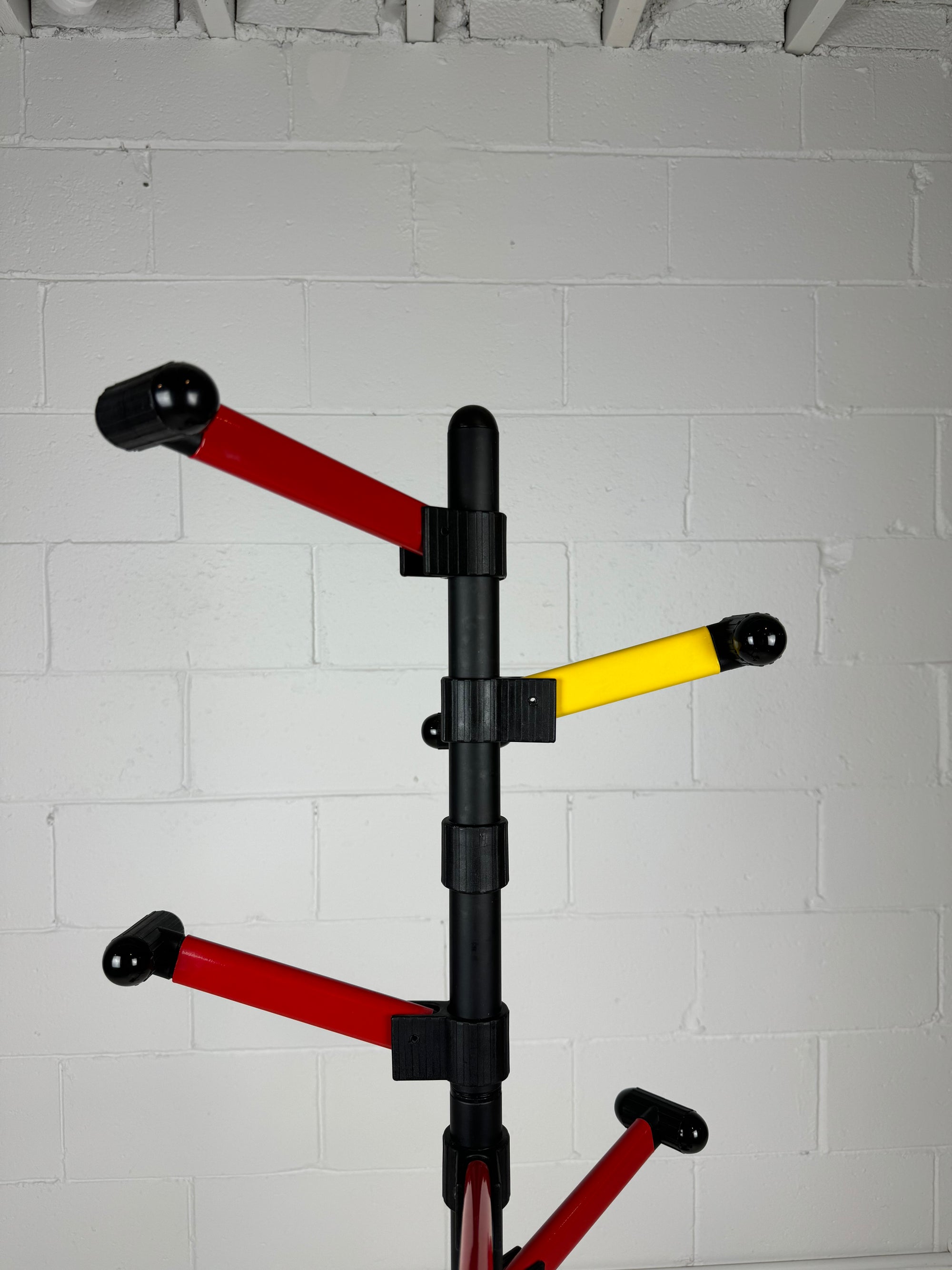 Post Modern 1980's Adjustable Coat Rack Memphis Style