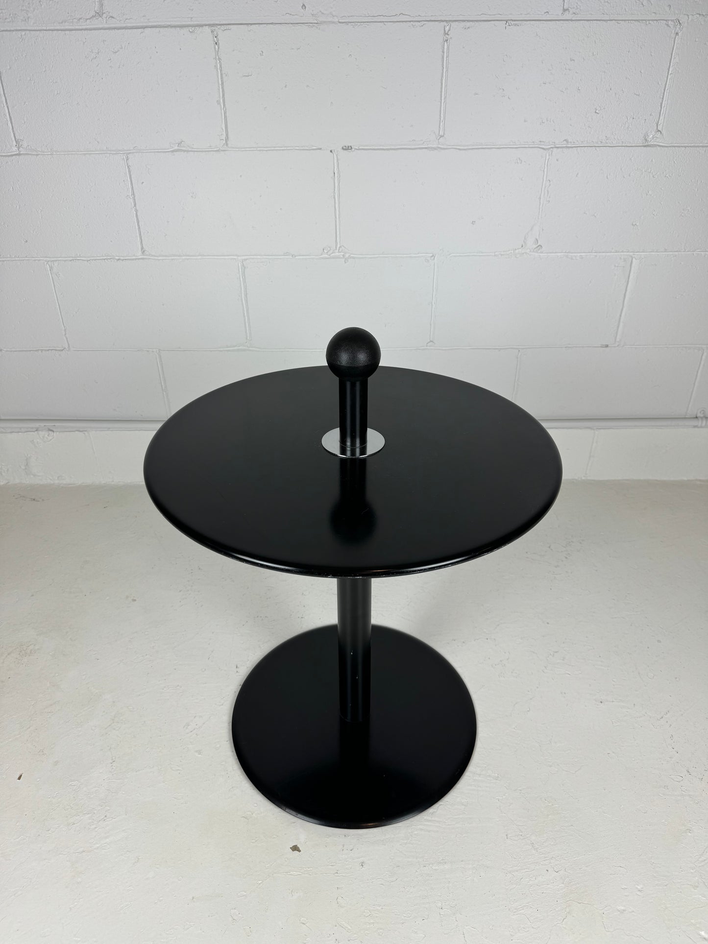 Vintage Postmodern Side Table by IKEA Memphis Style