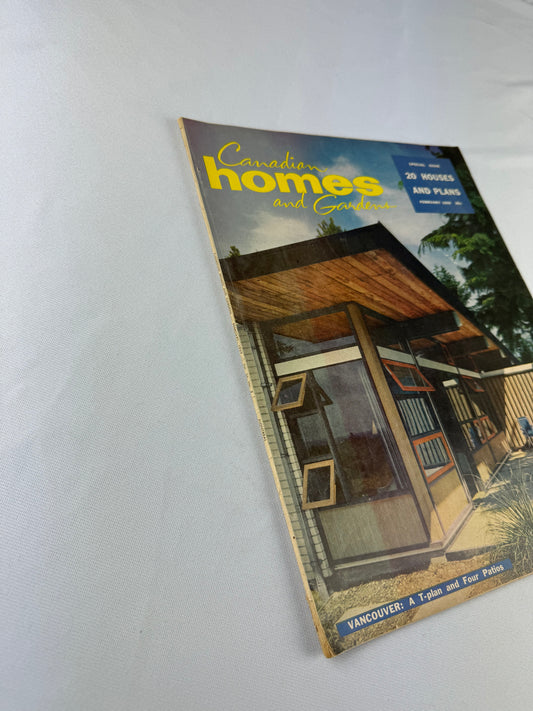 1959 Canadian Homes and Gardens Magazine February Issue
