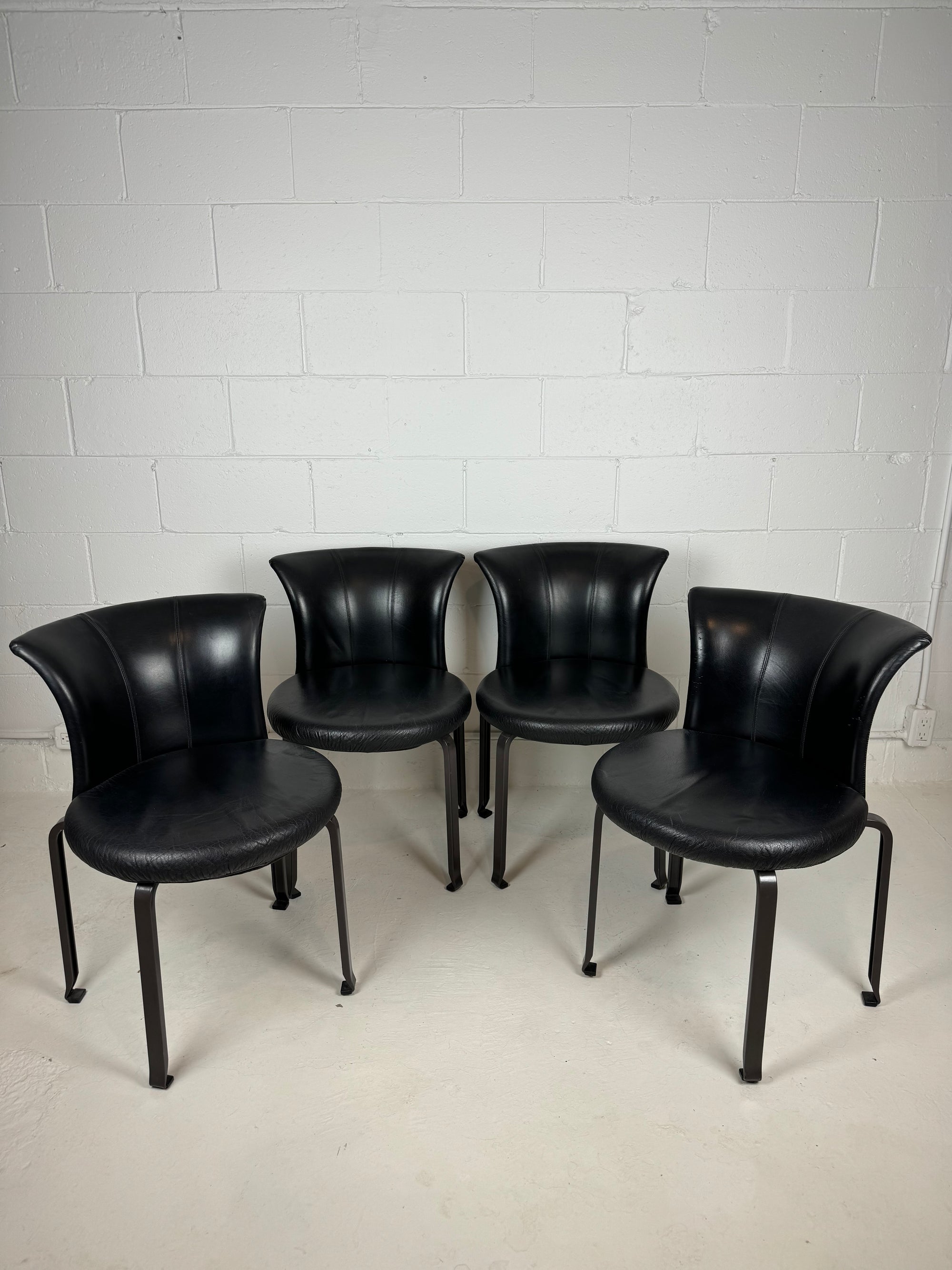 Post Modern Kazuhide Takahama Miabi B&B Italia Dining Chairs