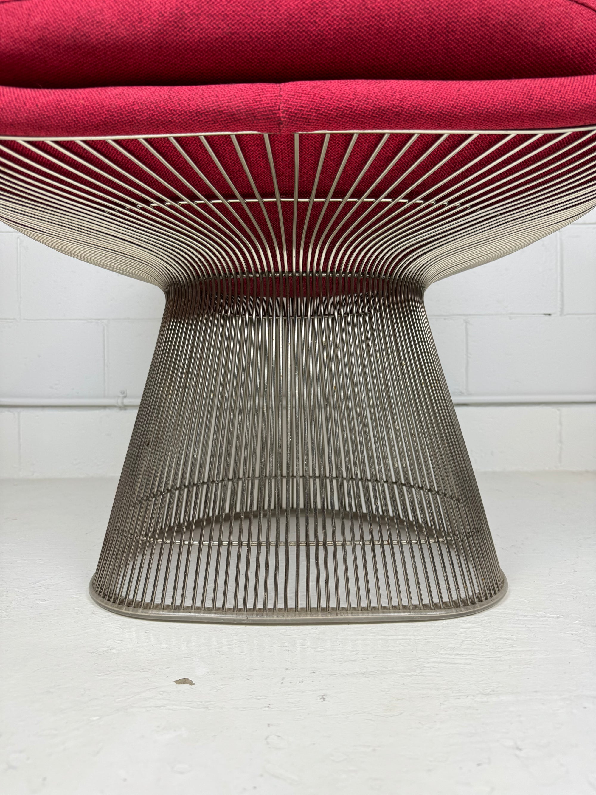 Warren Platner Lounge Chair for Knoll - Red