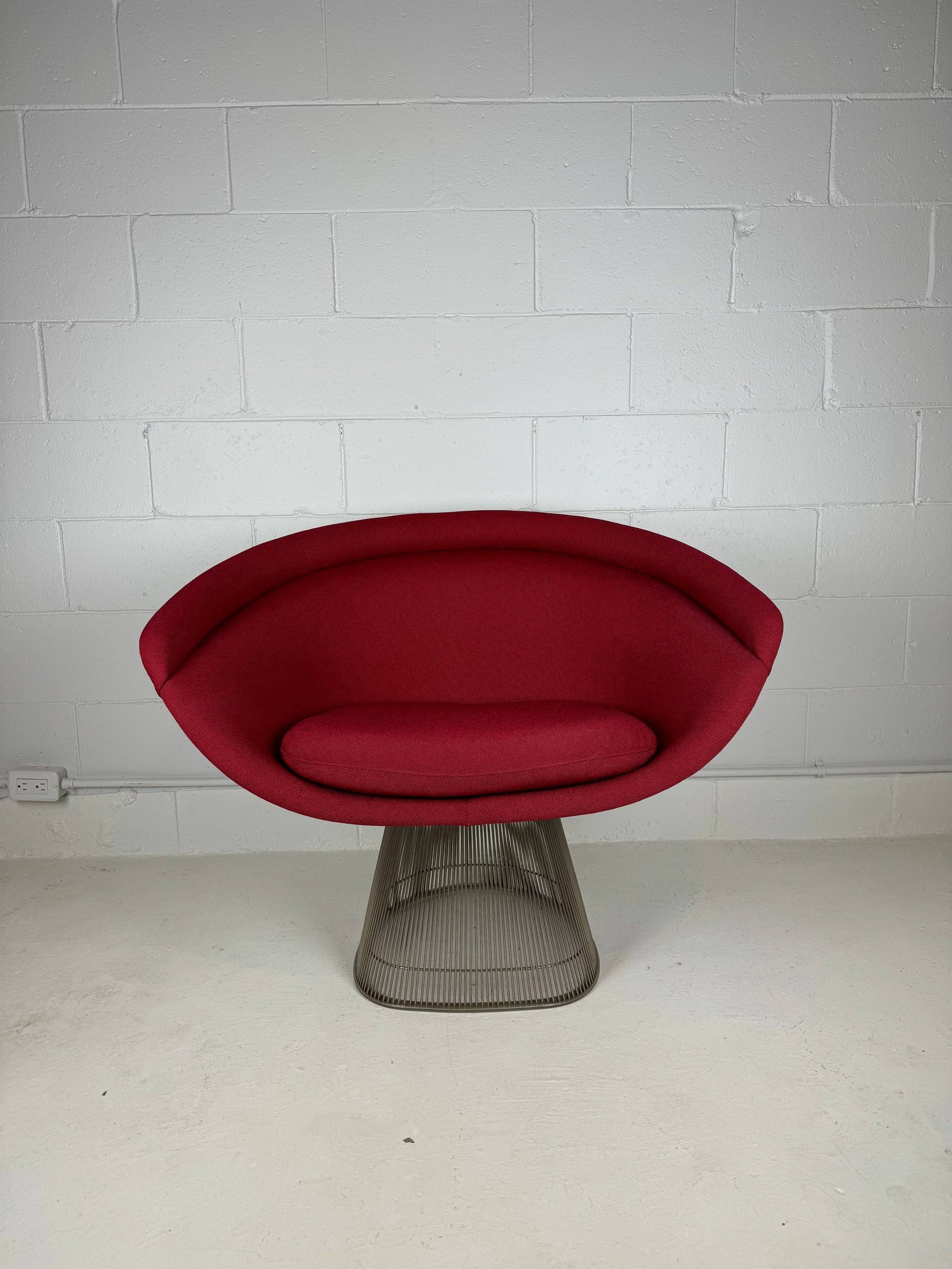 Warren Platner Lounge Chair for Knoll - Red