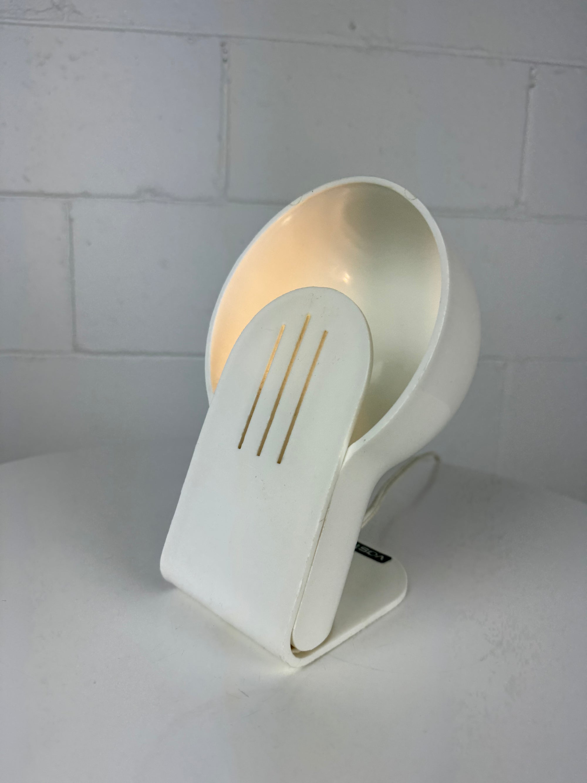 White Panda Lamp by Ambrogio Pozzi for Harveiluce Guzzini