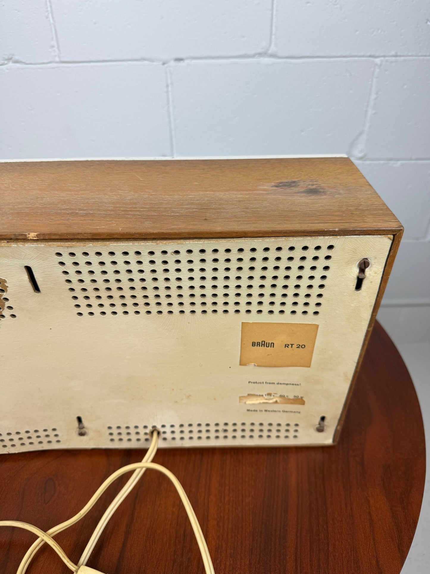 Vintage Braun Clairtone RT 20C Radio