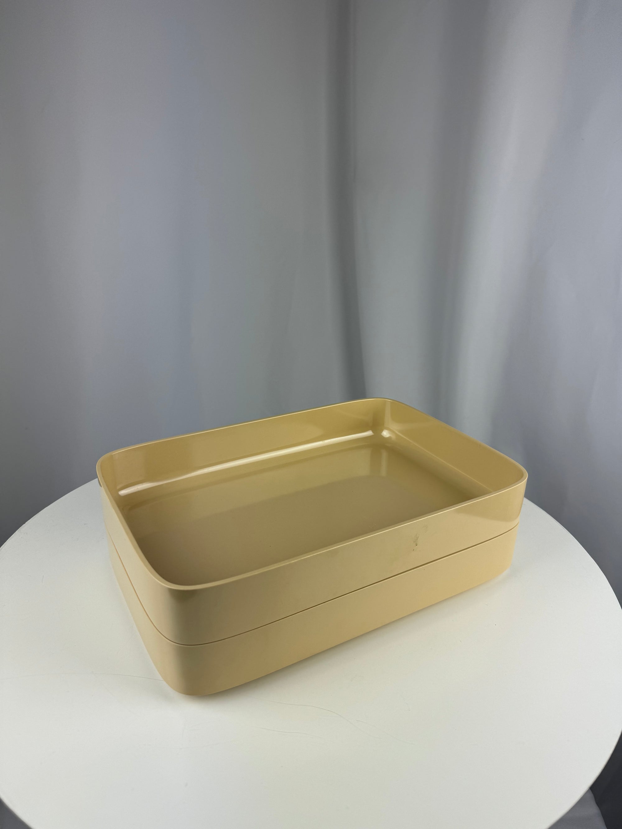 Vintage Rosti Denmark Stackable Trays Beige