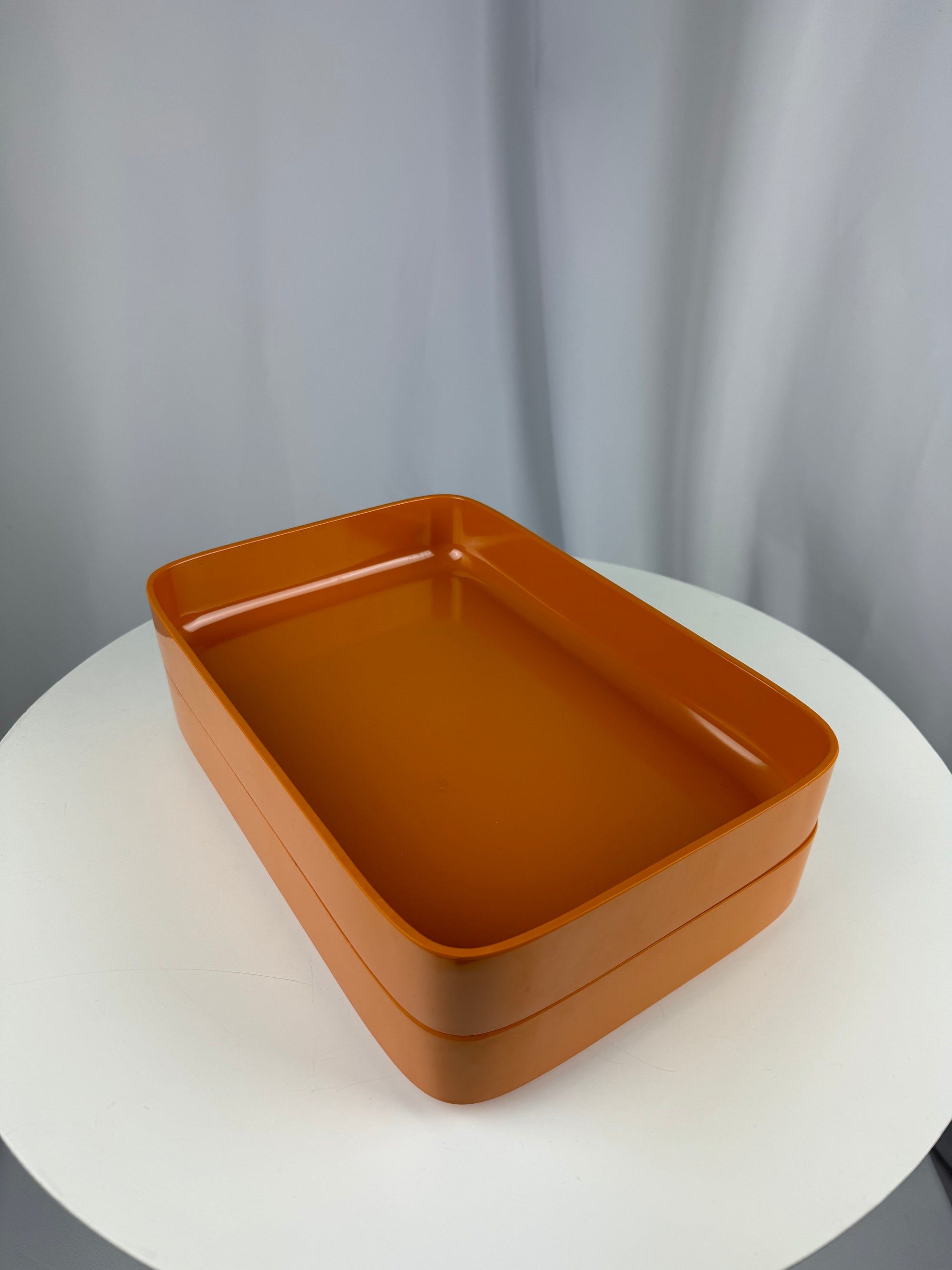 Vintage Rosti Denmark Stackable Trays Orange