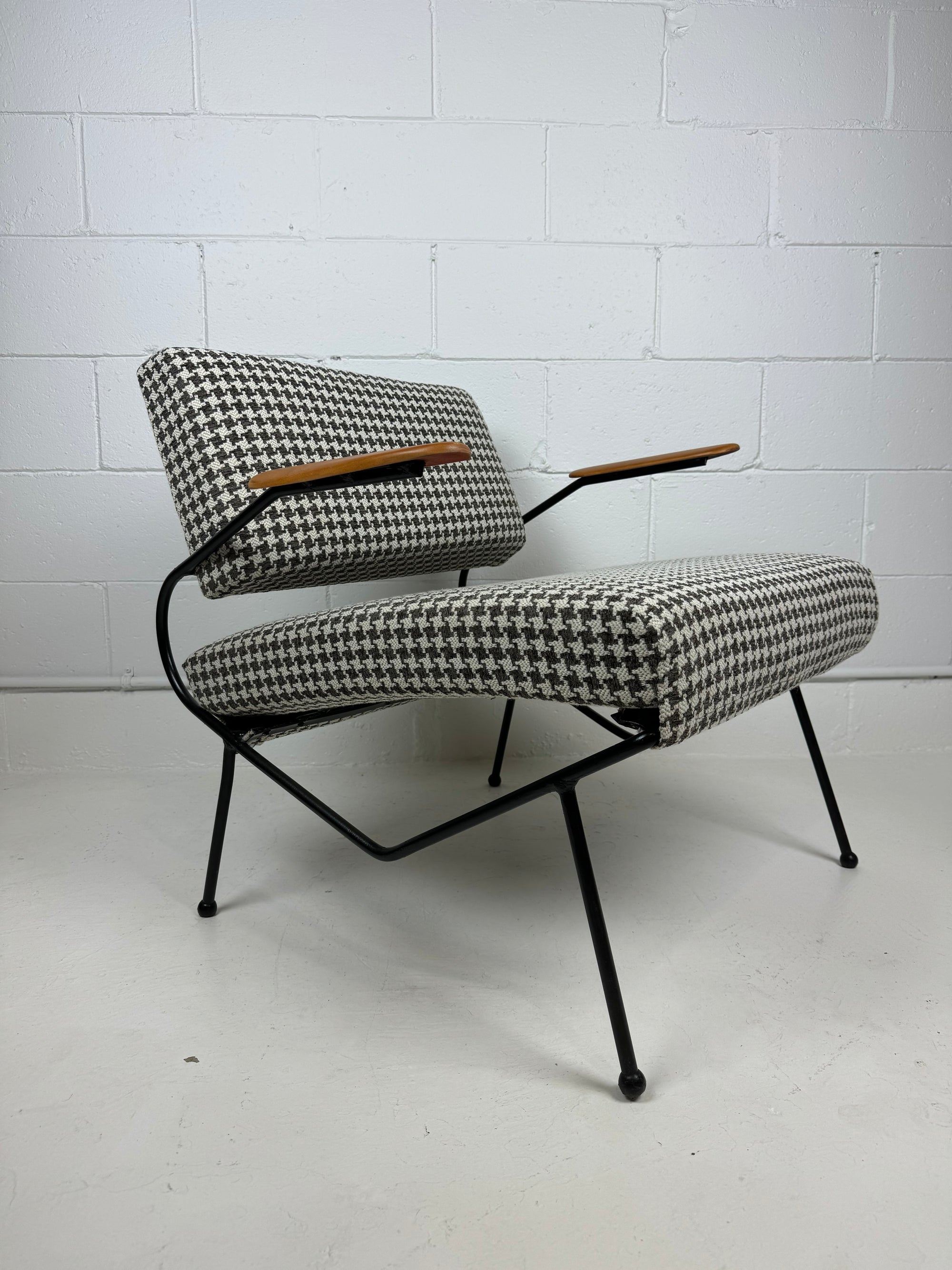 Dan Johnson California Iron Lounge Chair by Selig 1950's