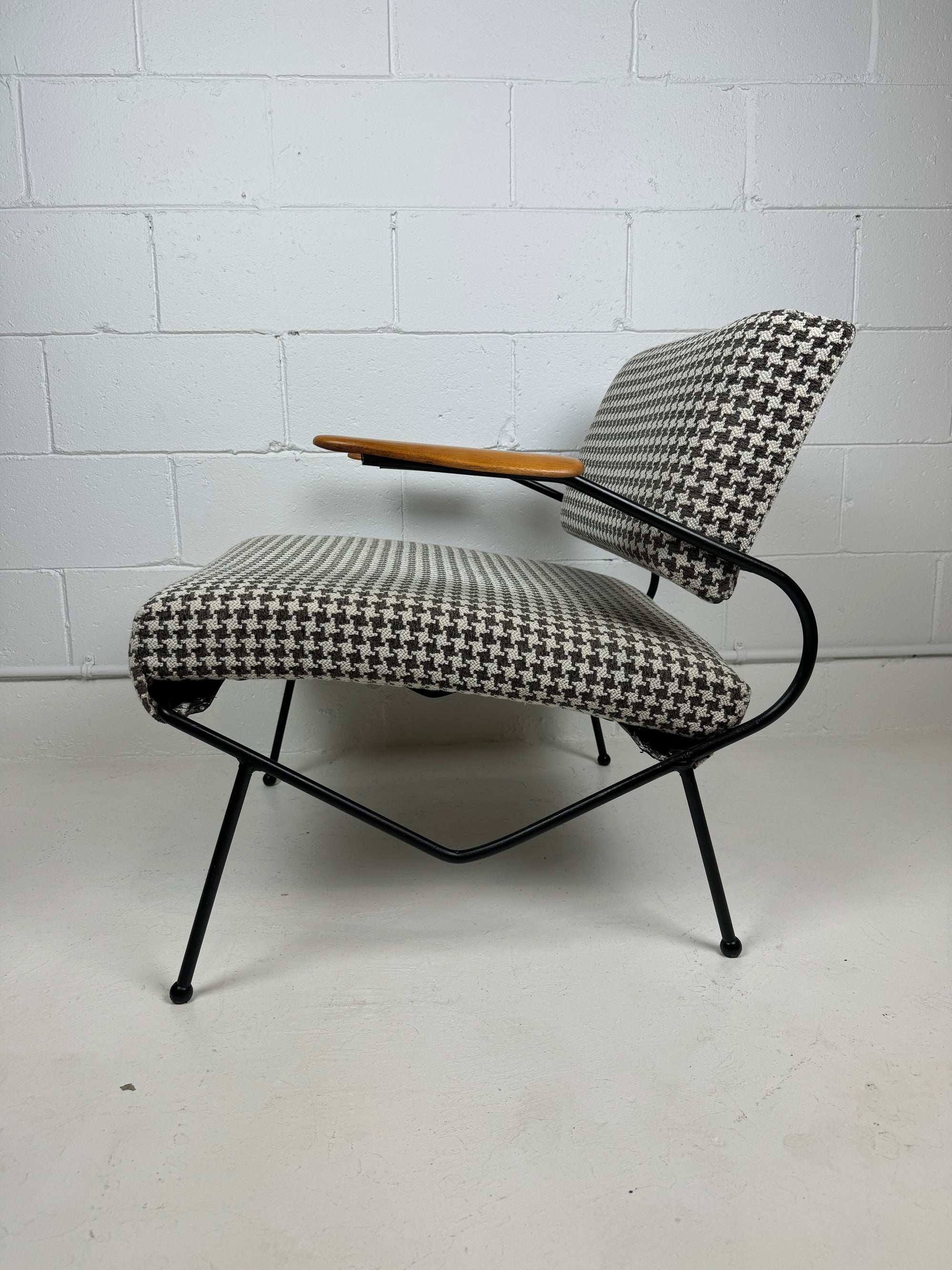 Dan Johnson California Iron Lounge Chair by Selig 1950's