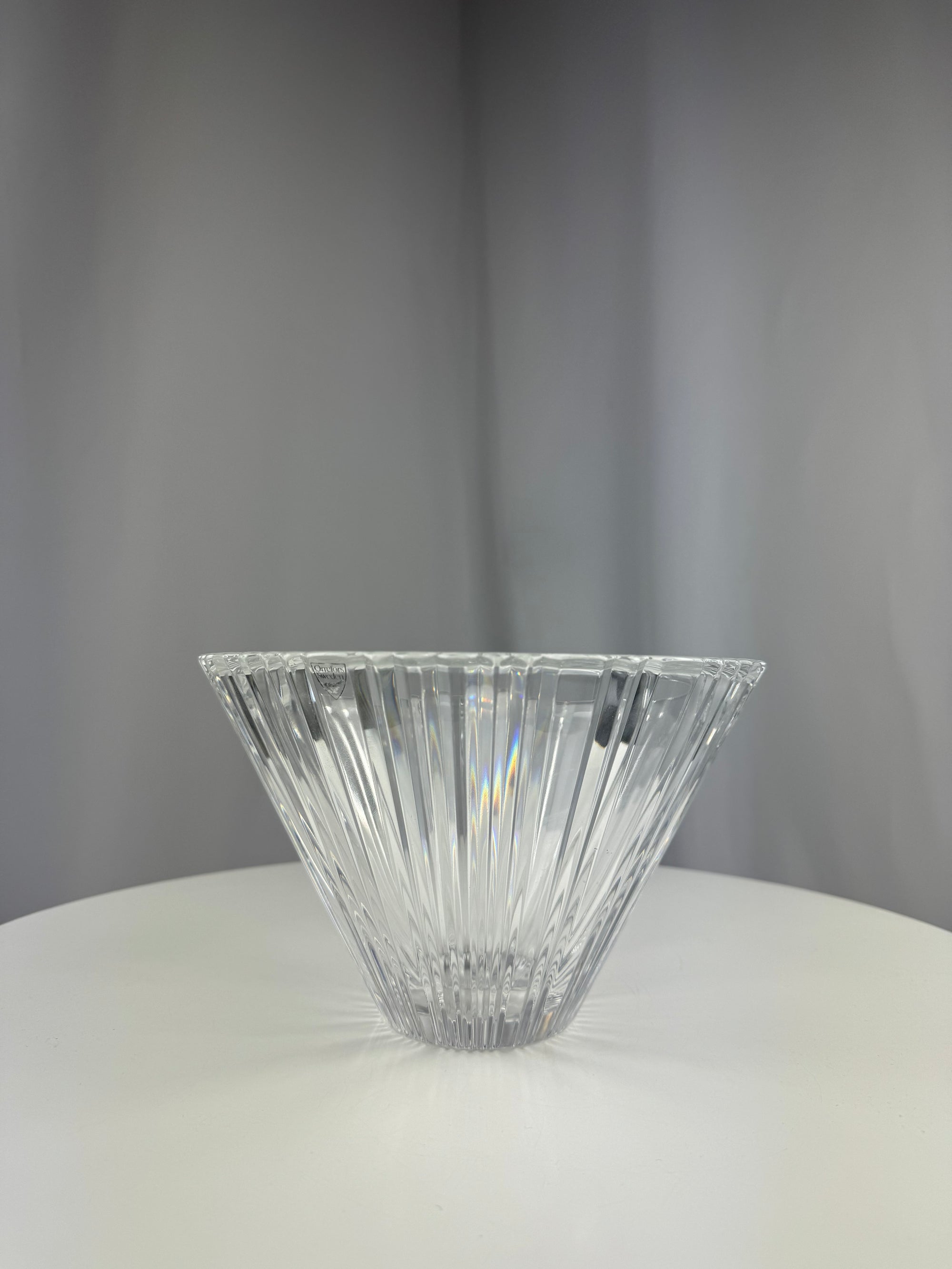 Orrefors Sweden Large Crystal Bowl