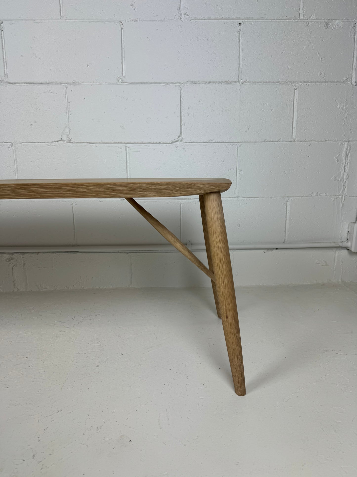 Adelaide Bench by Coolican & Company in White Oak
