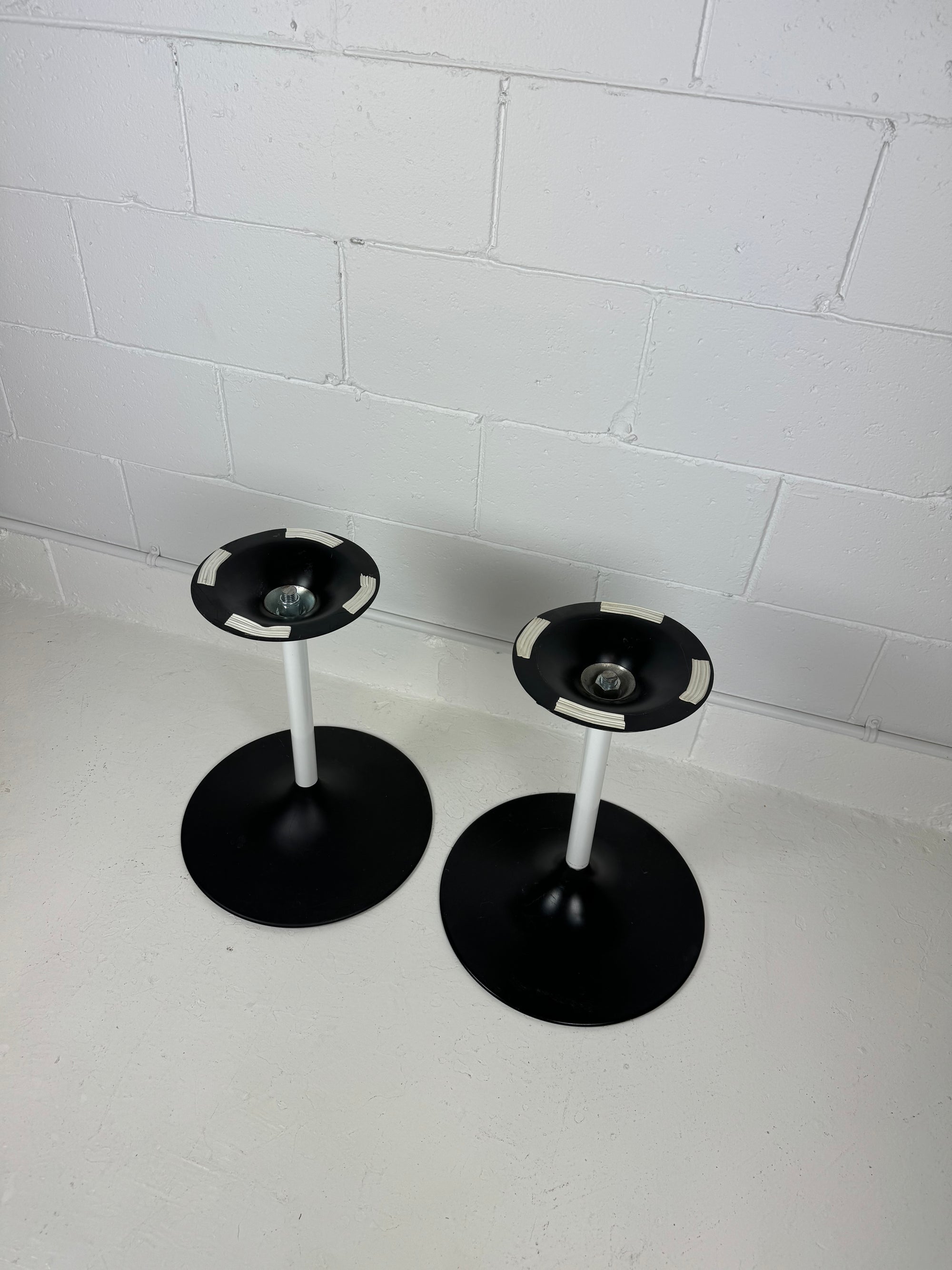 Mid Century Tulip Style Speaker Stands (Set of 2)