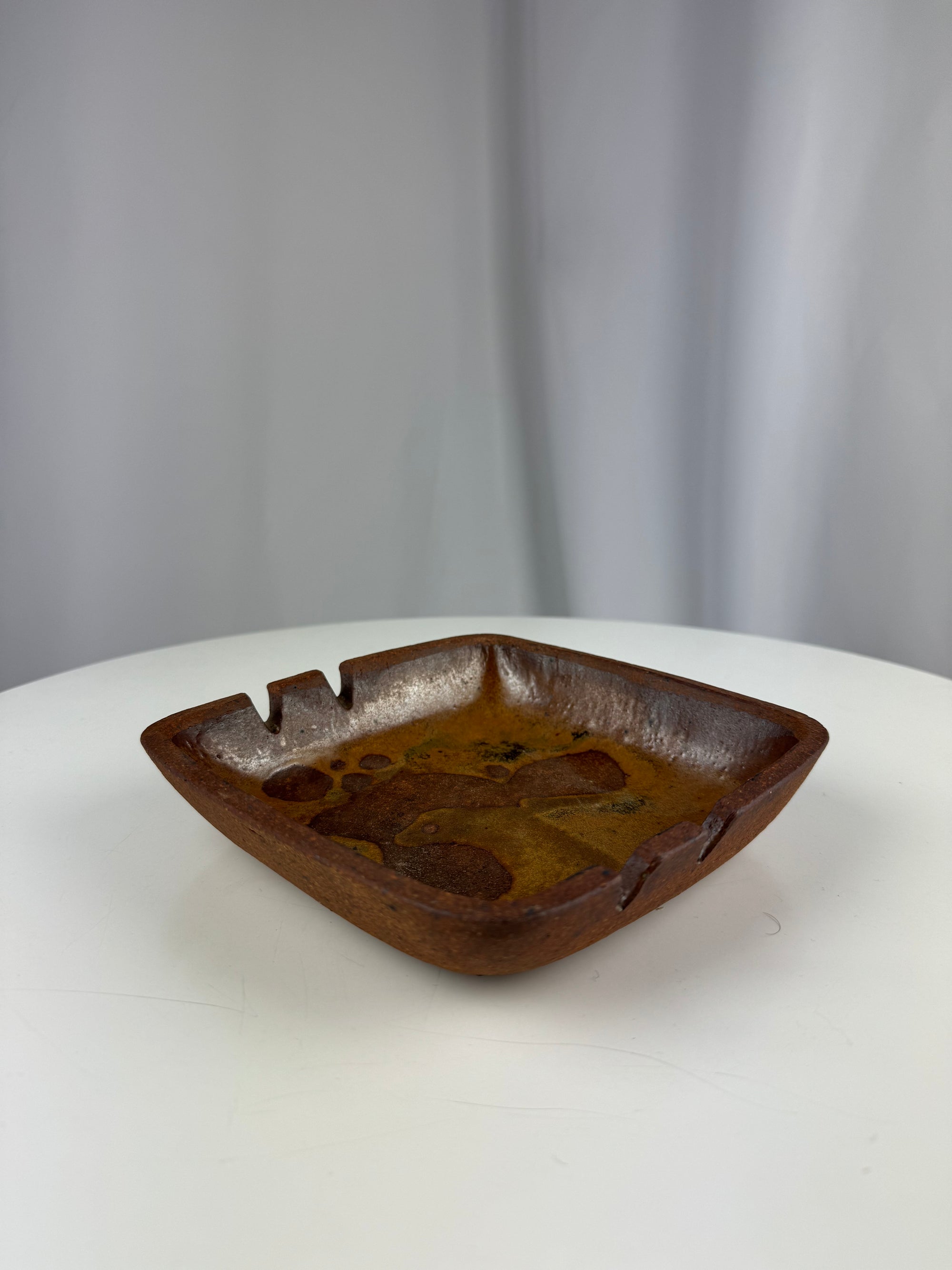 Vintage Ed Drahanchuk Ceramic Ash Tray