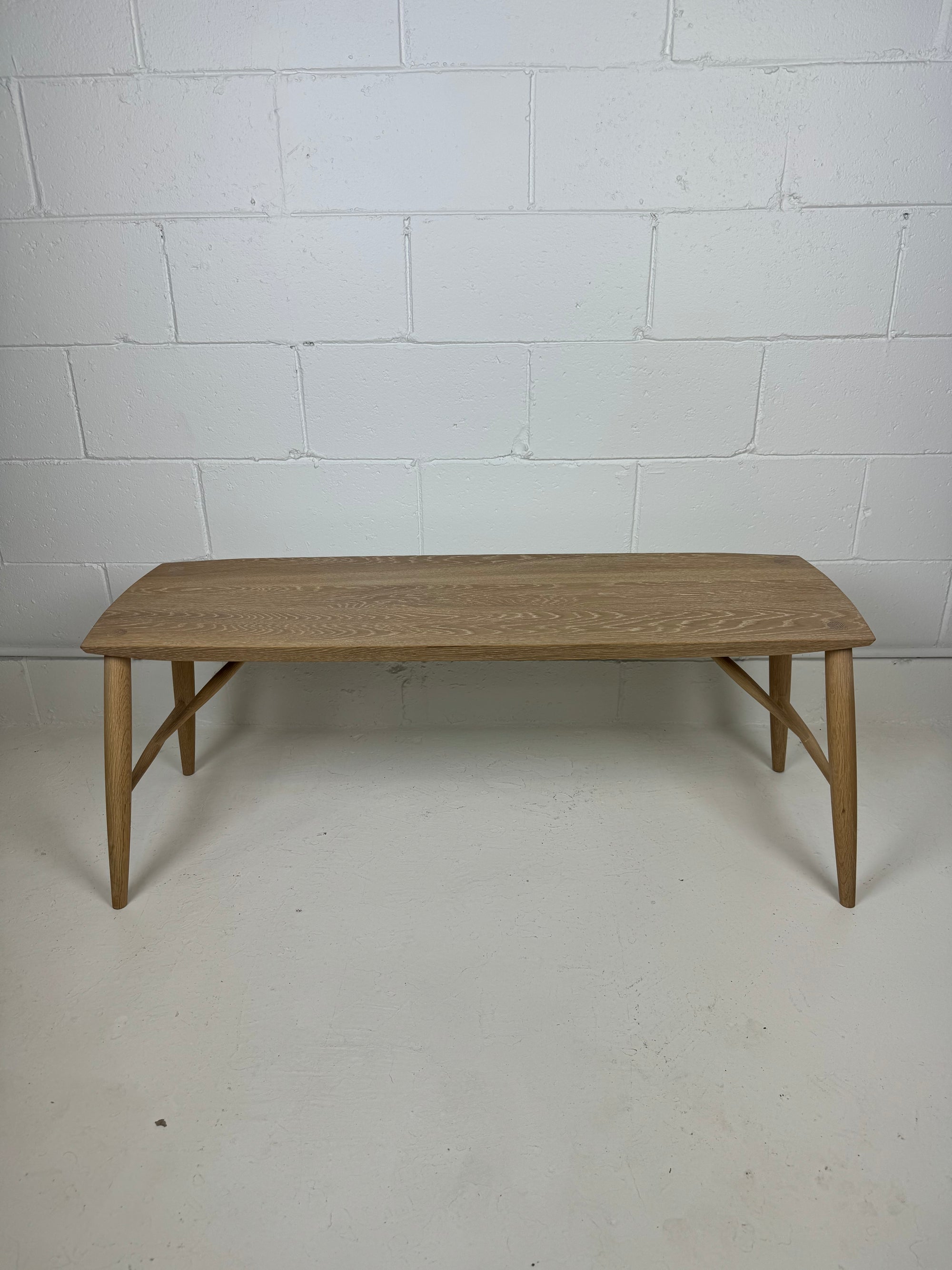 Adelaide Bench by Coolican & Company in White Oak