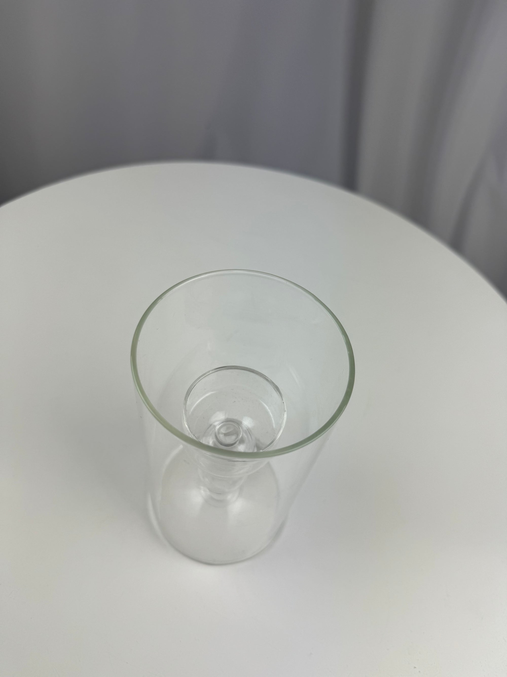 Modernist Glass Tea Light Candle Holder