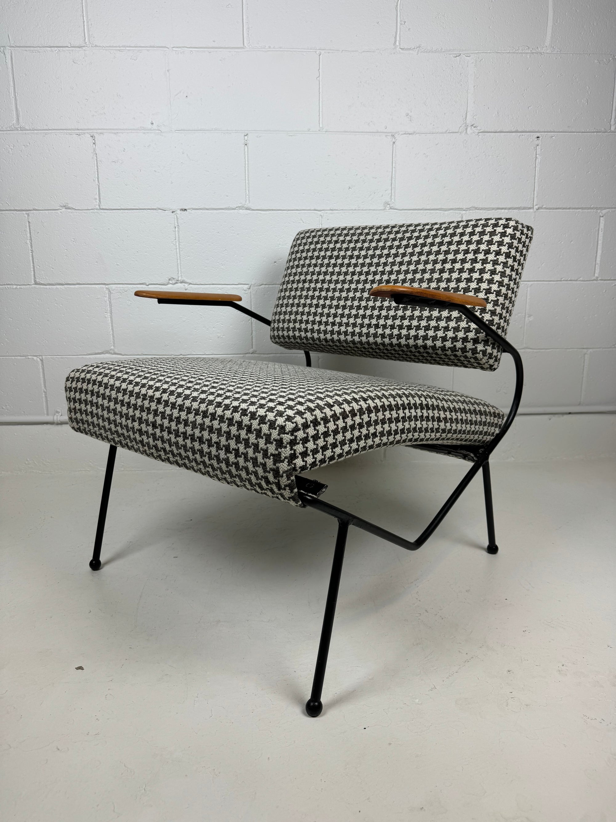 Dan Johnson California Iron Lounge Chair by Selig 1950's