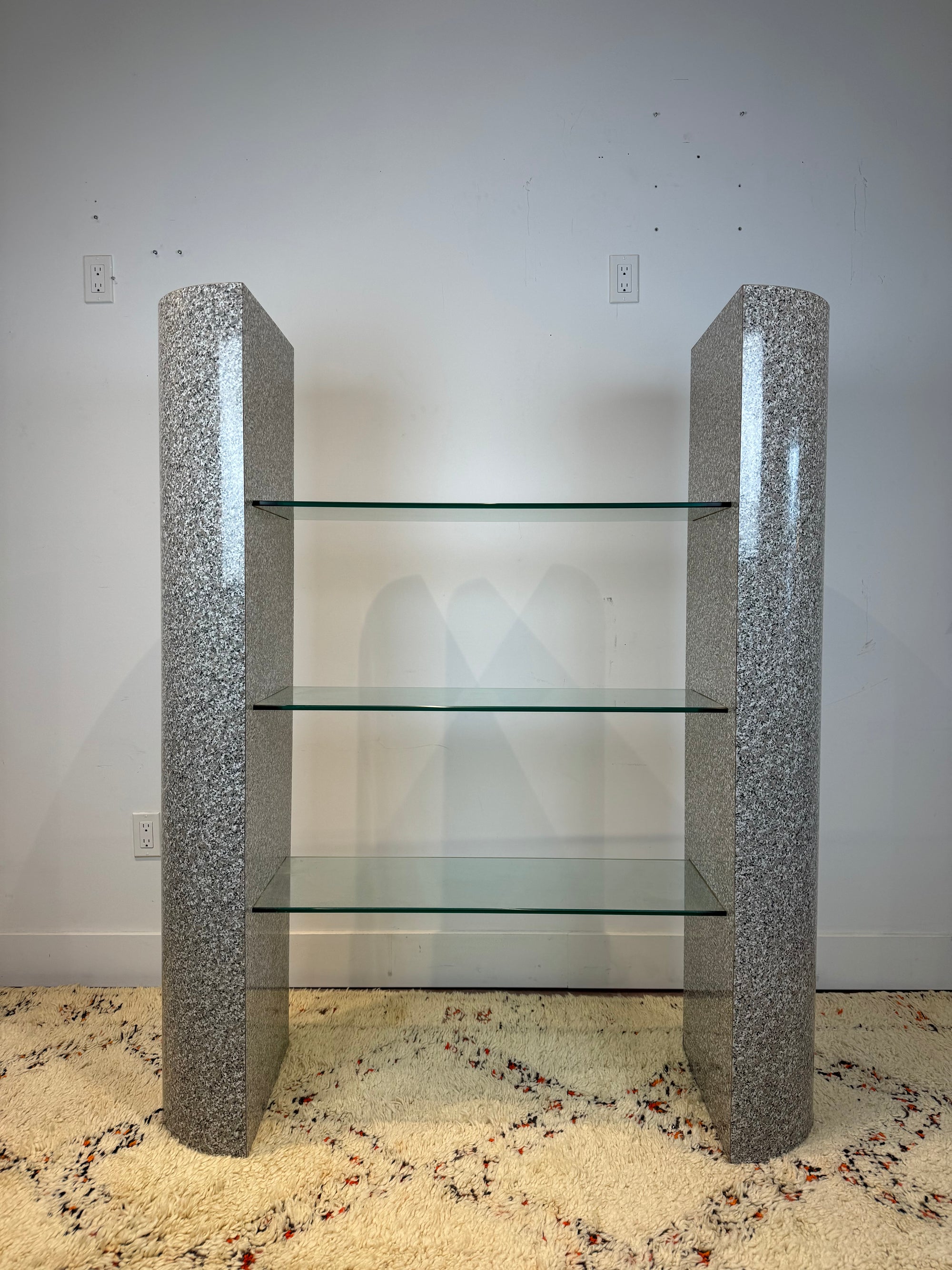 80's Faux Terraazzo Étagère