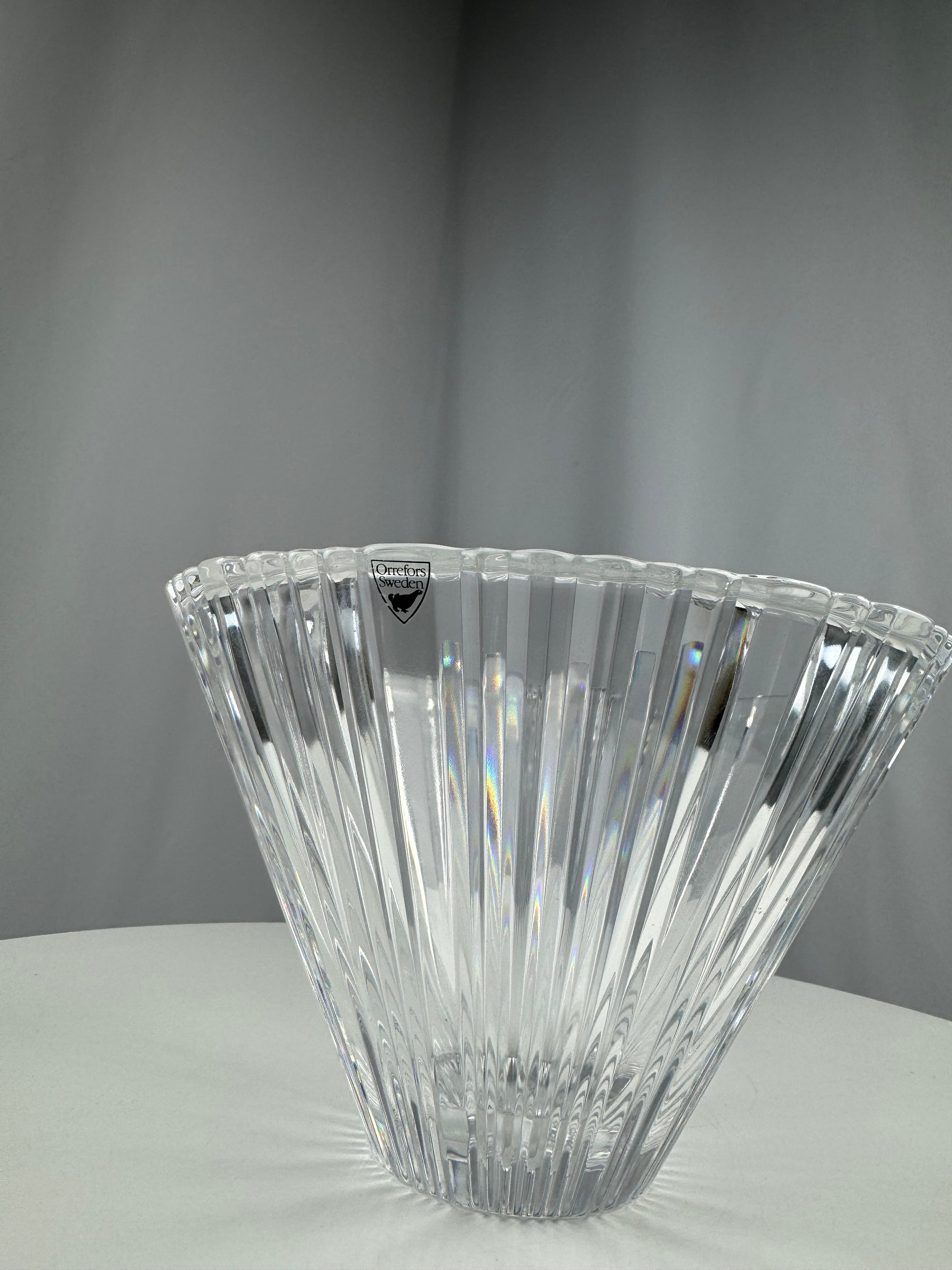 Orrefors Sweden Large Crystal Bowl