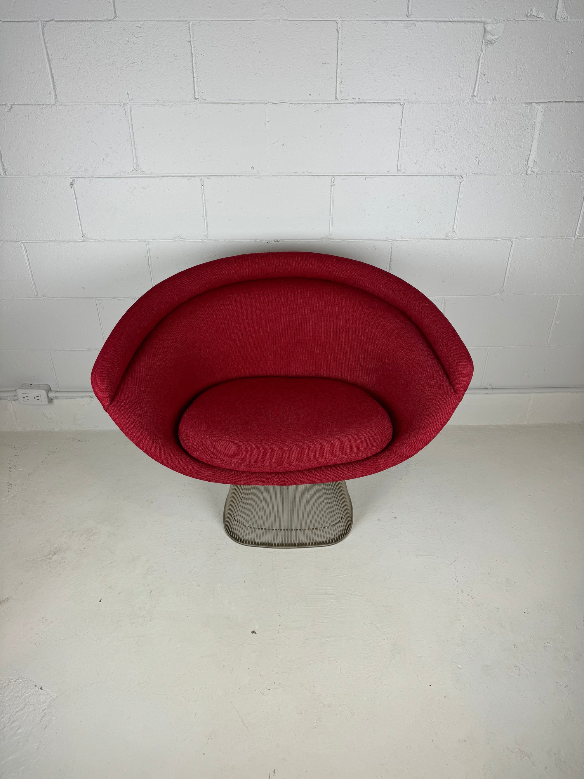 Warren Platner Lounge Chair for Knoll - Red