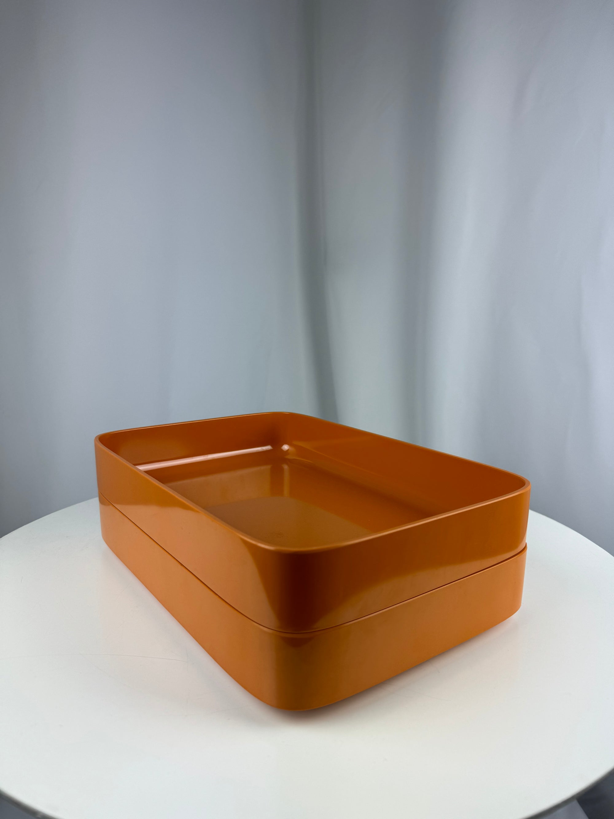 Vintage Rosti Denmark Stackable Trays Orange