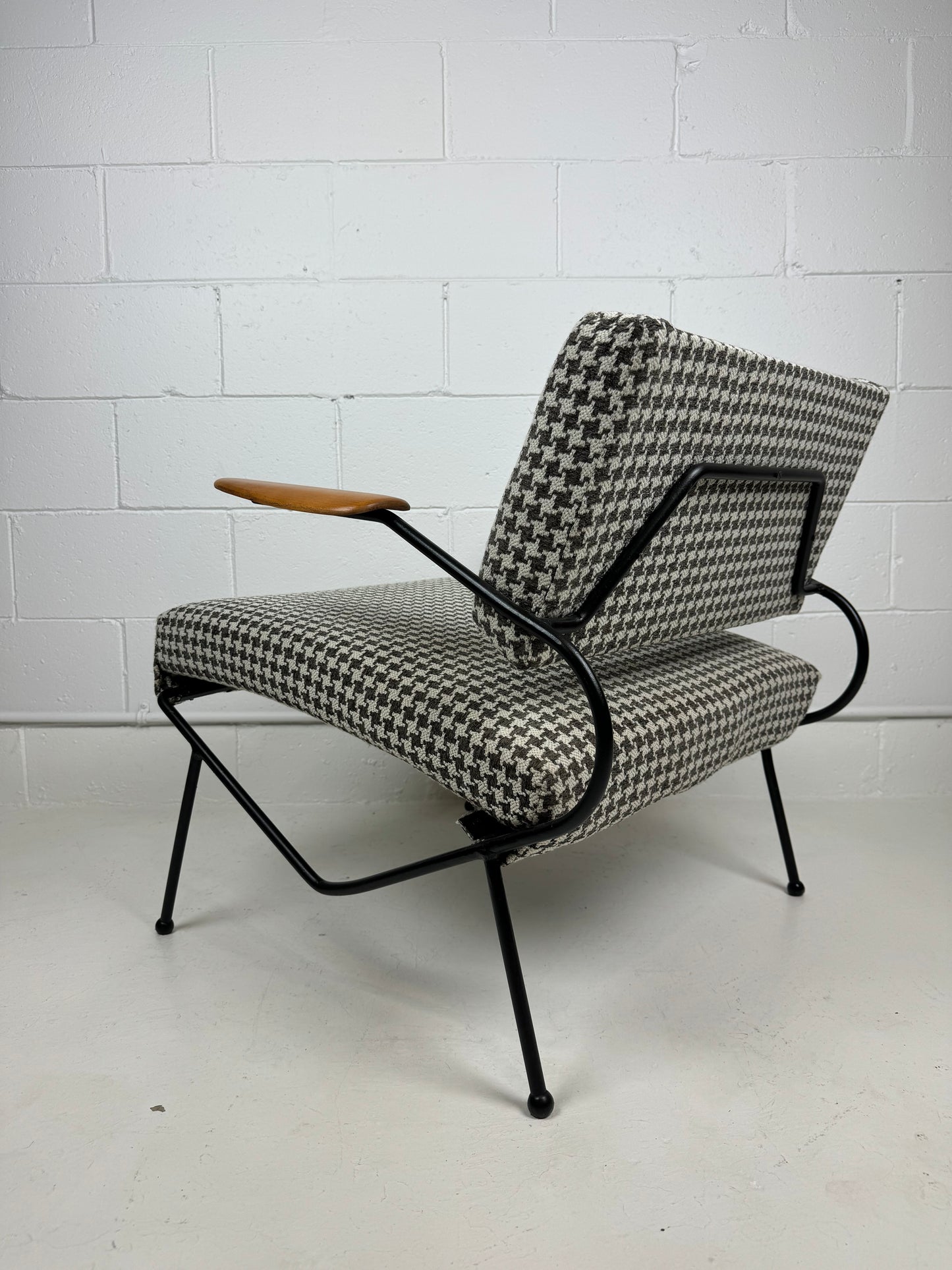 Dan Johnson California Iron Lounge Chair by Selig 1950's
