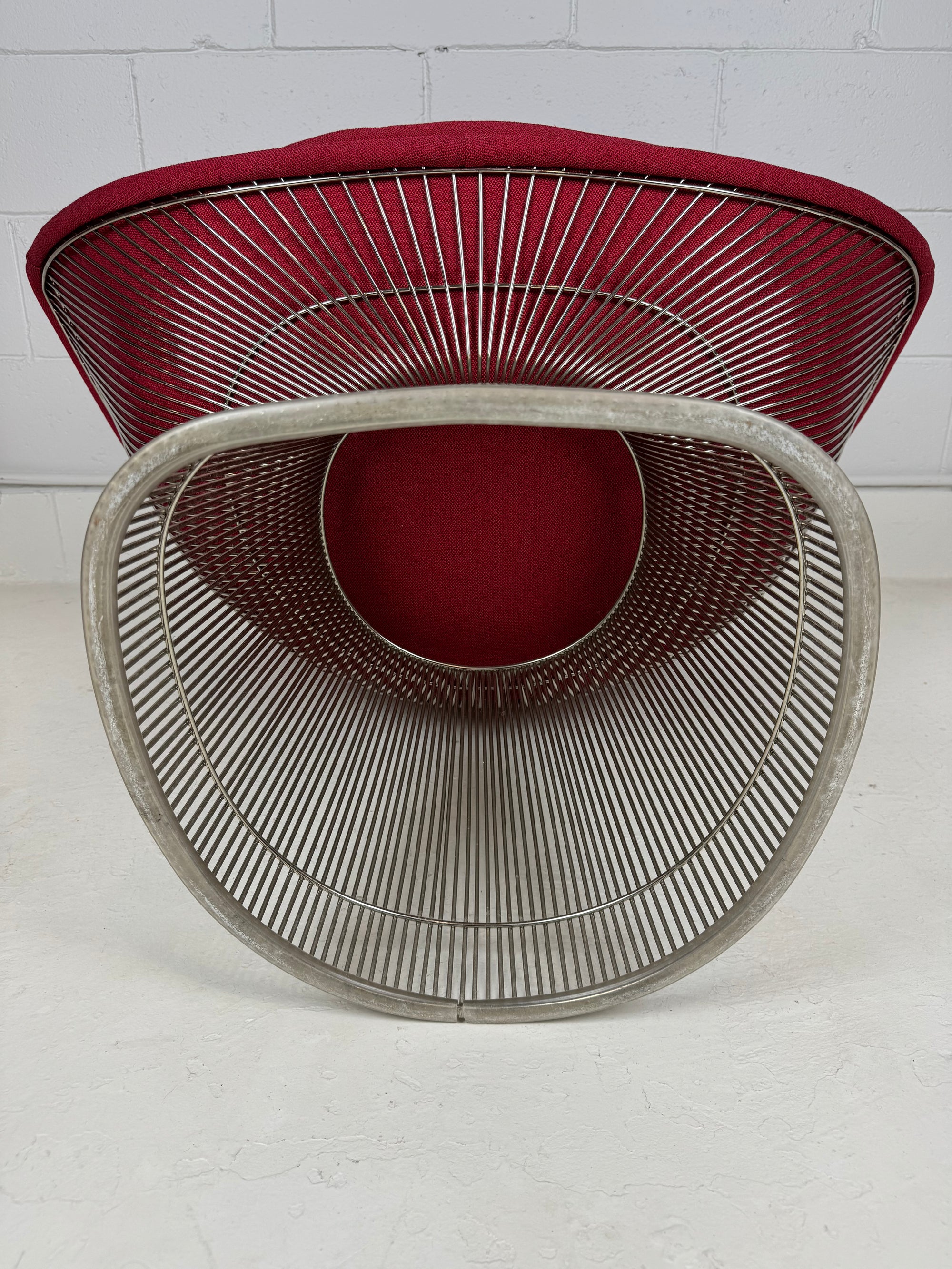 Warren Platner Lounge Chair for Knoll - Red