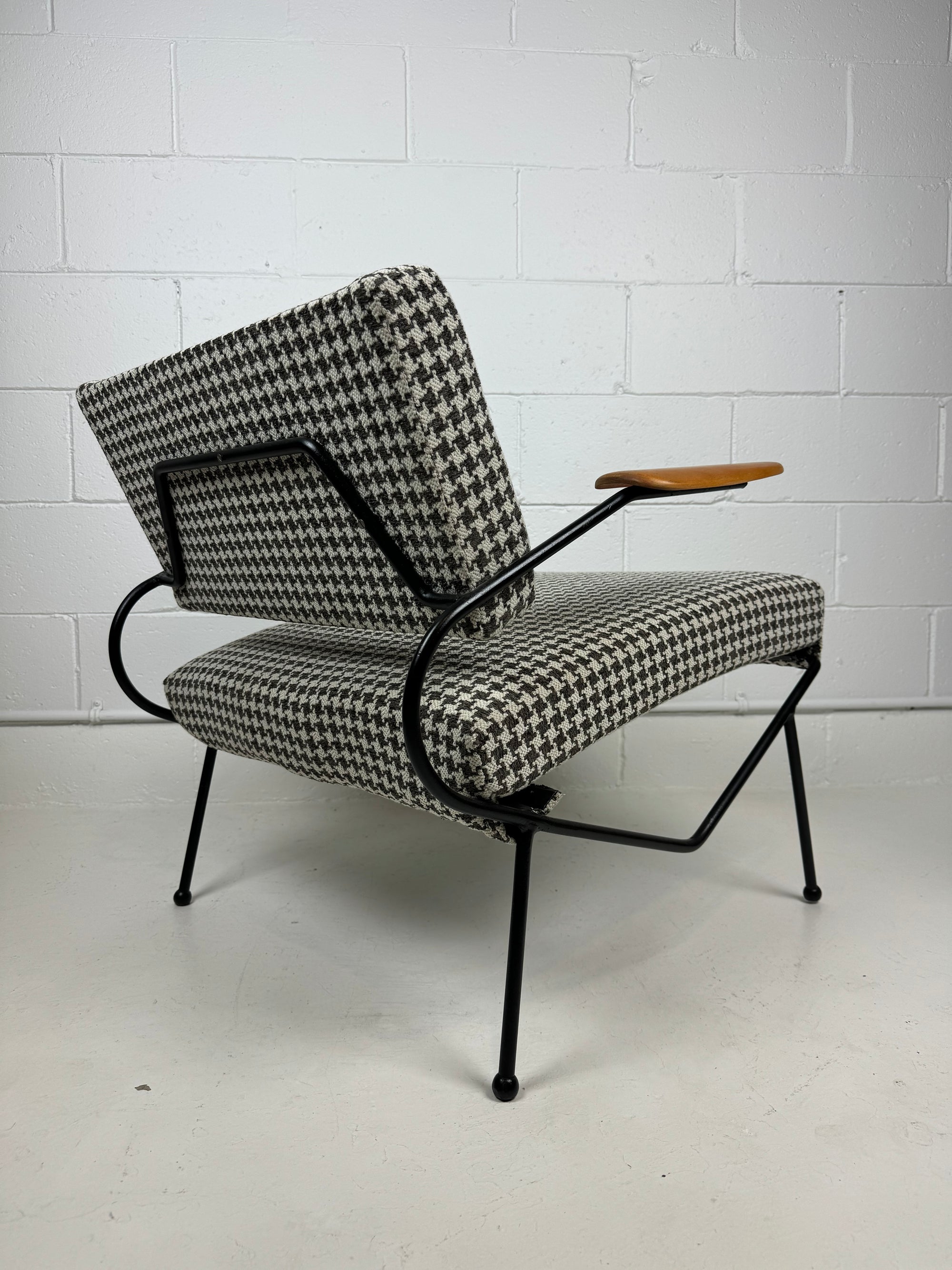 Dan Johnson California Iron Lounge Chair by Selig 1950's