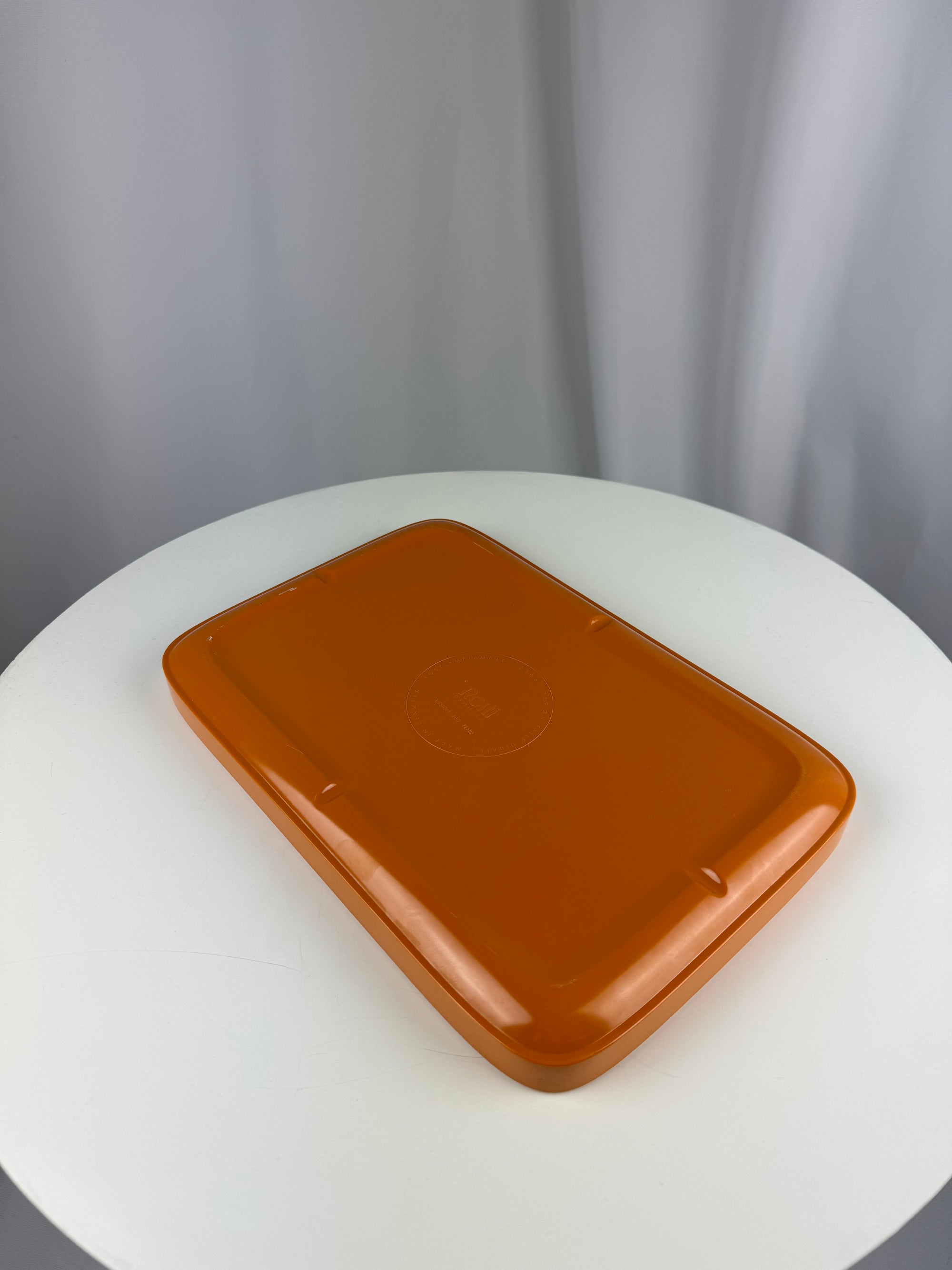 Vintage Rosti Denmark Plate Orange