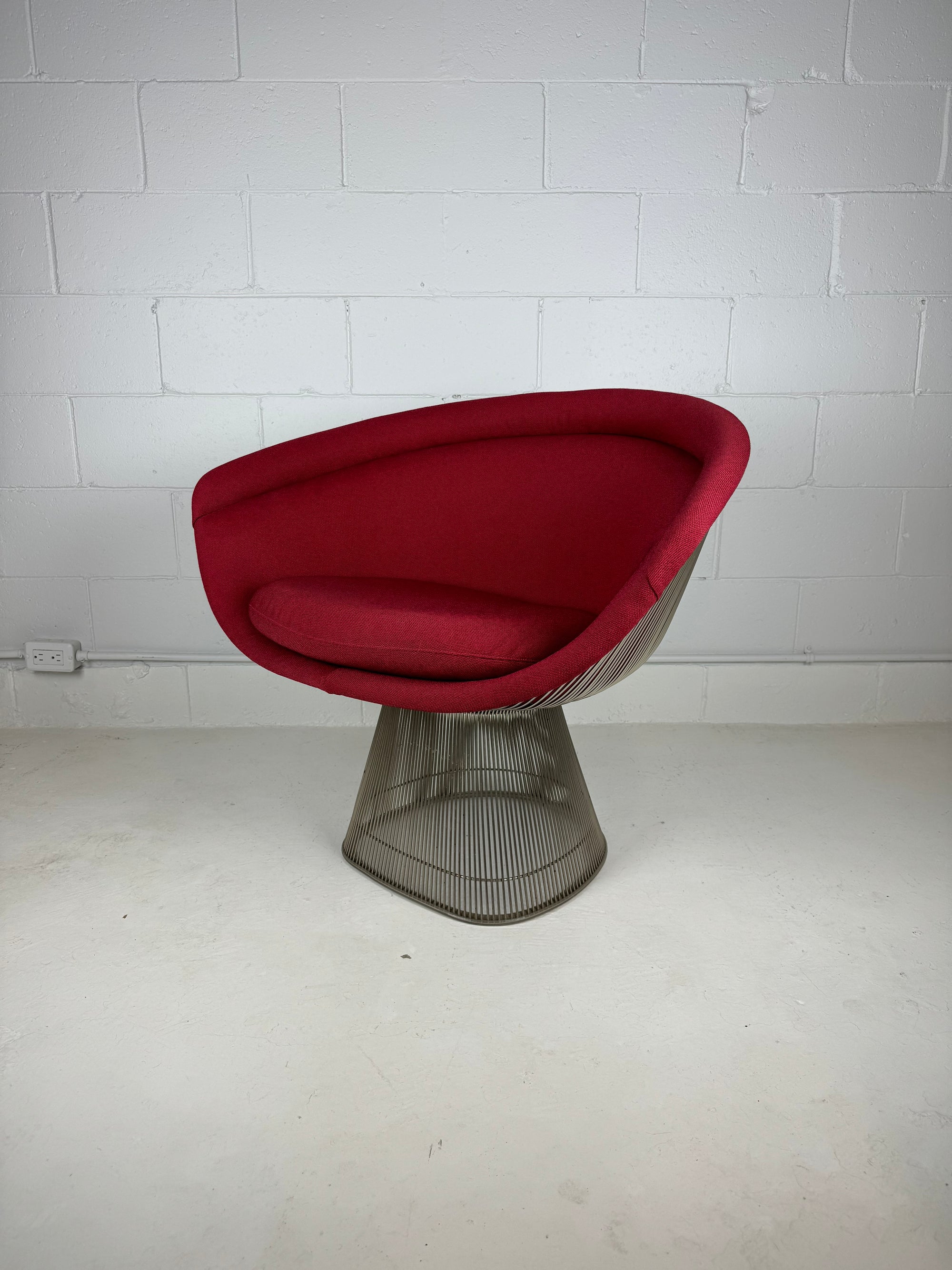 Warren Platner Lounge Chair for Knoll - Red