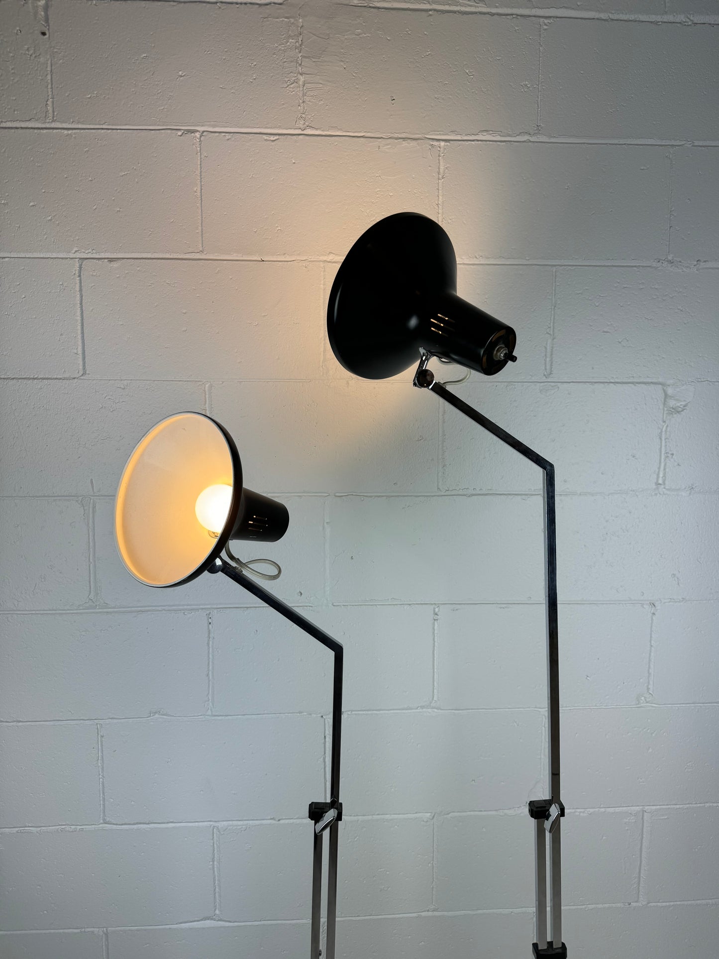 Vintage Adjustable Floor Lamps by Jacob Jacobsen for Luxo