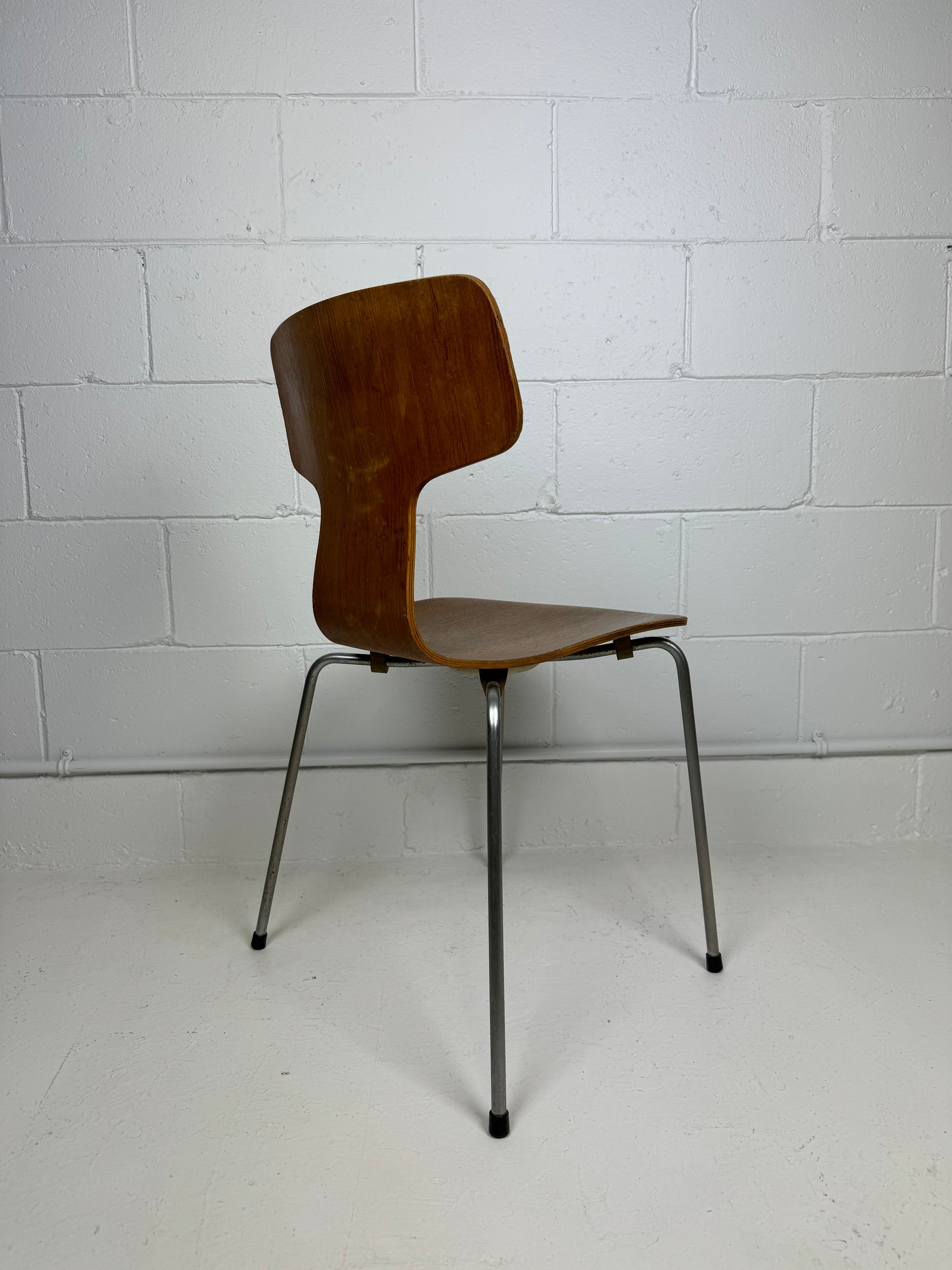 Arne Jacobsen Hammerhead or "T" Teak Side Chair for Fritz Hansen