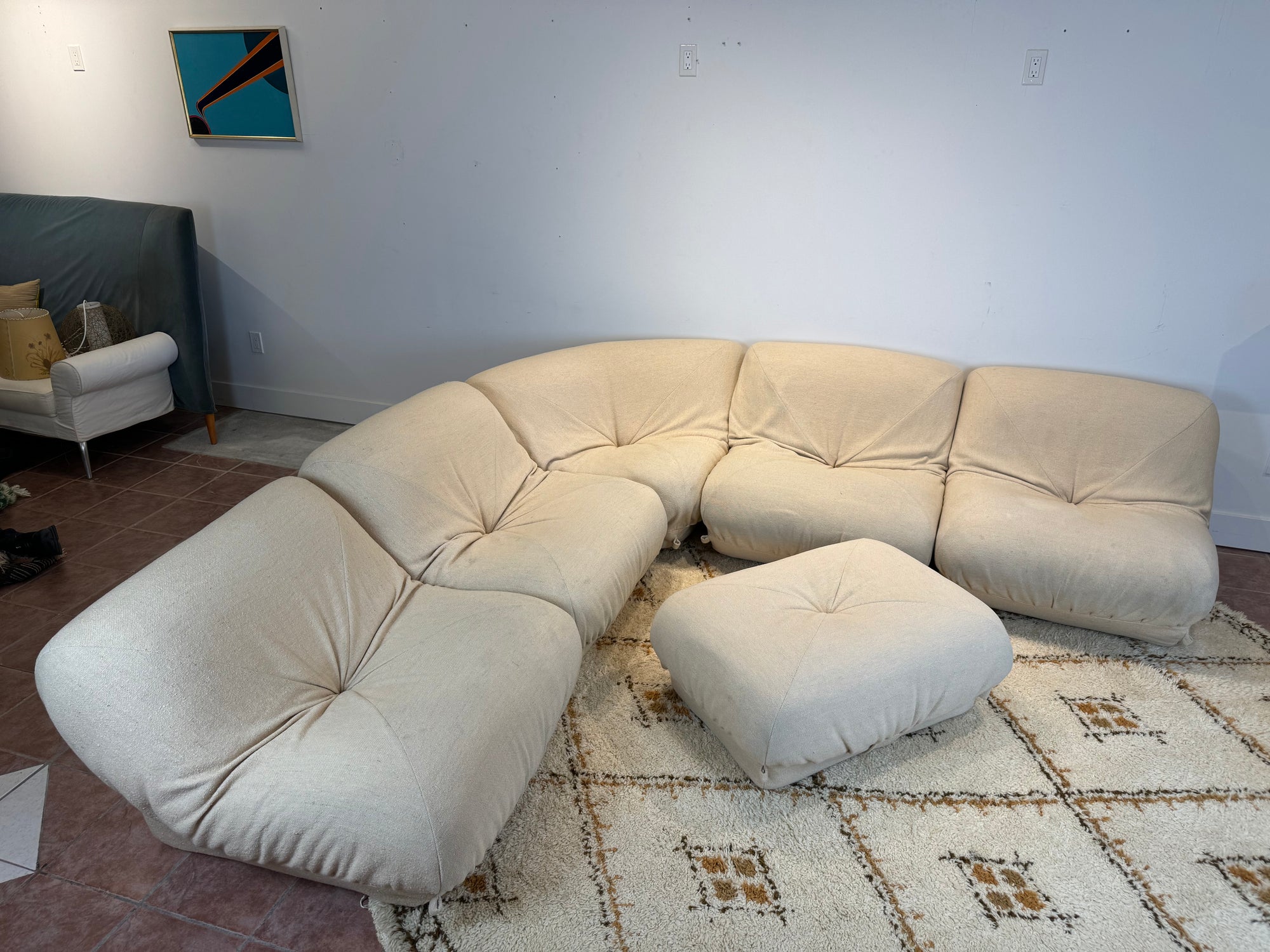 Modular 6-Piece Potato Sofa for Airborne France