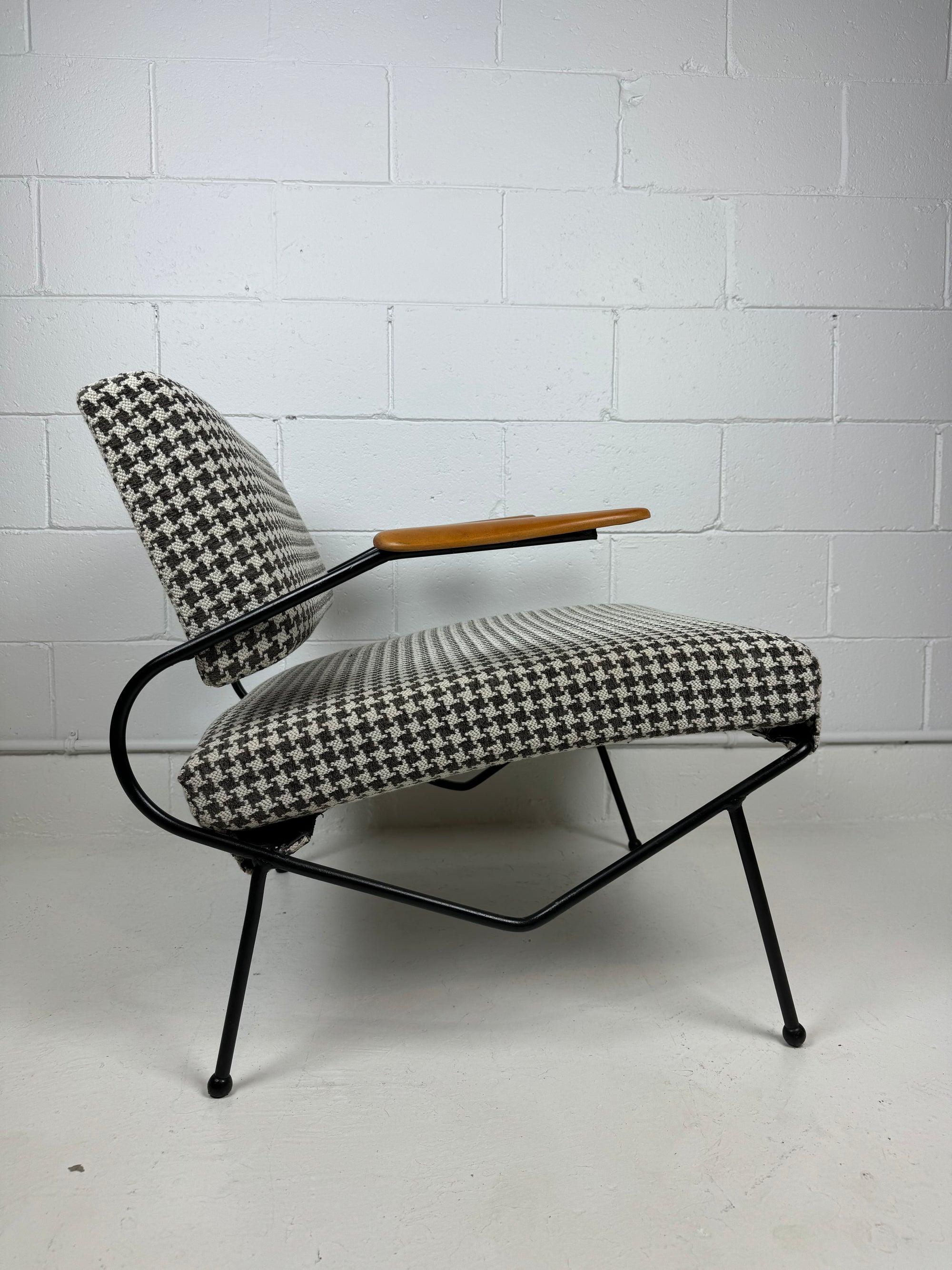 Dan Johnson California Iron Lounge Chair by Selig 1950's