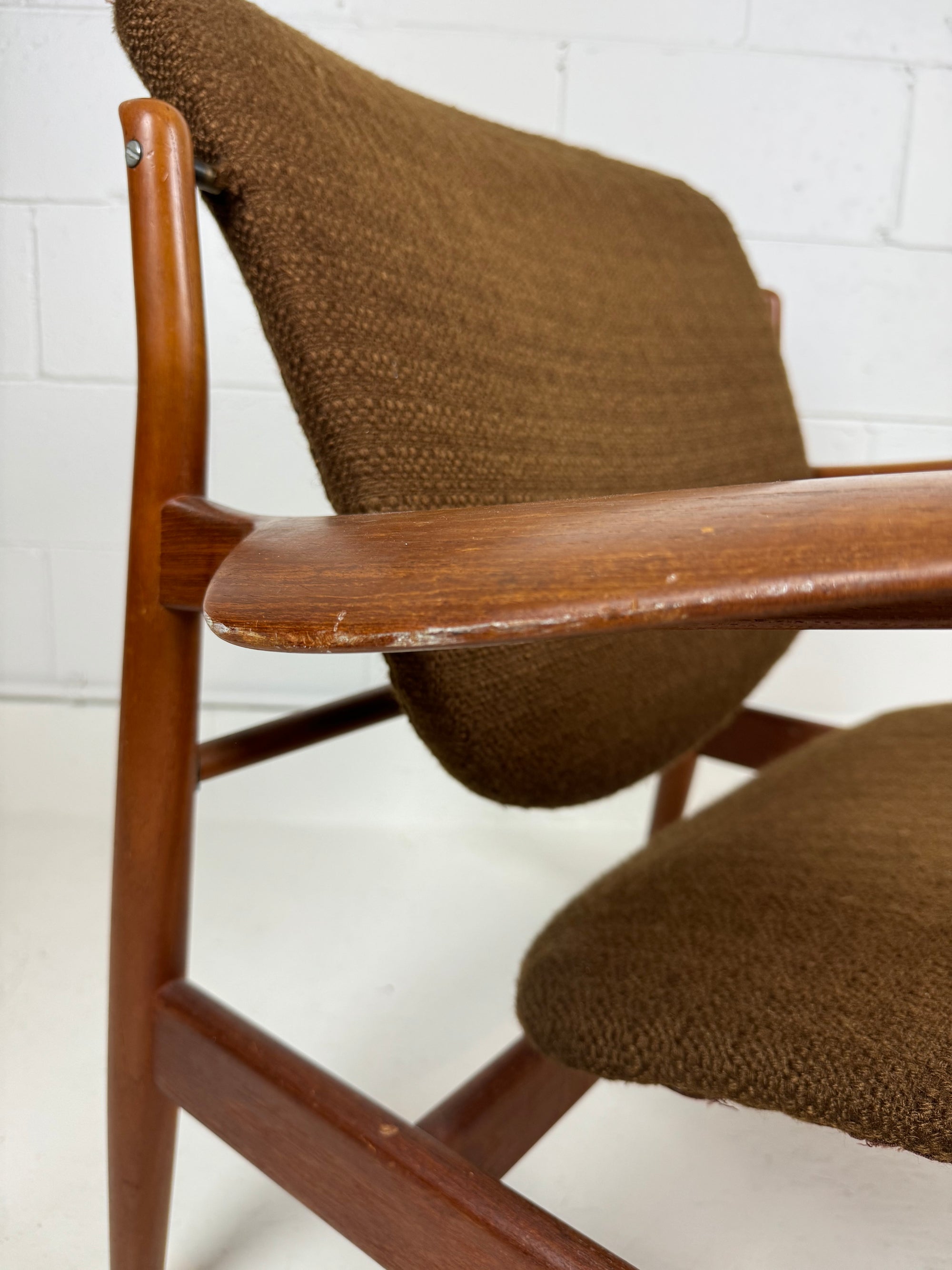 Finn Juhl FD136 Lounge Chair for France & Son, Denmark