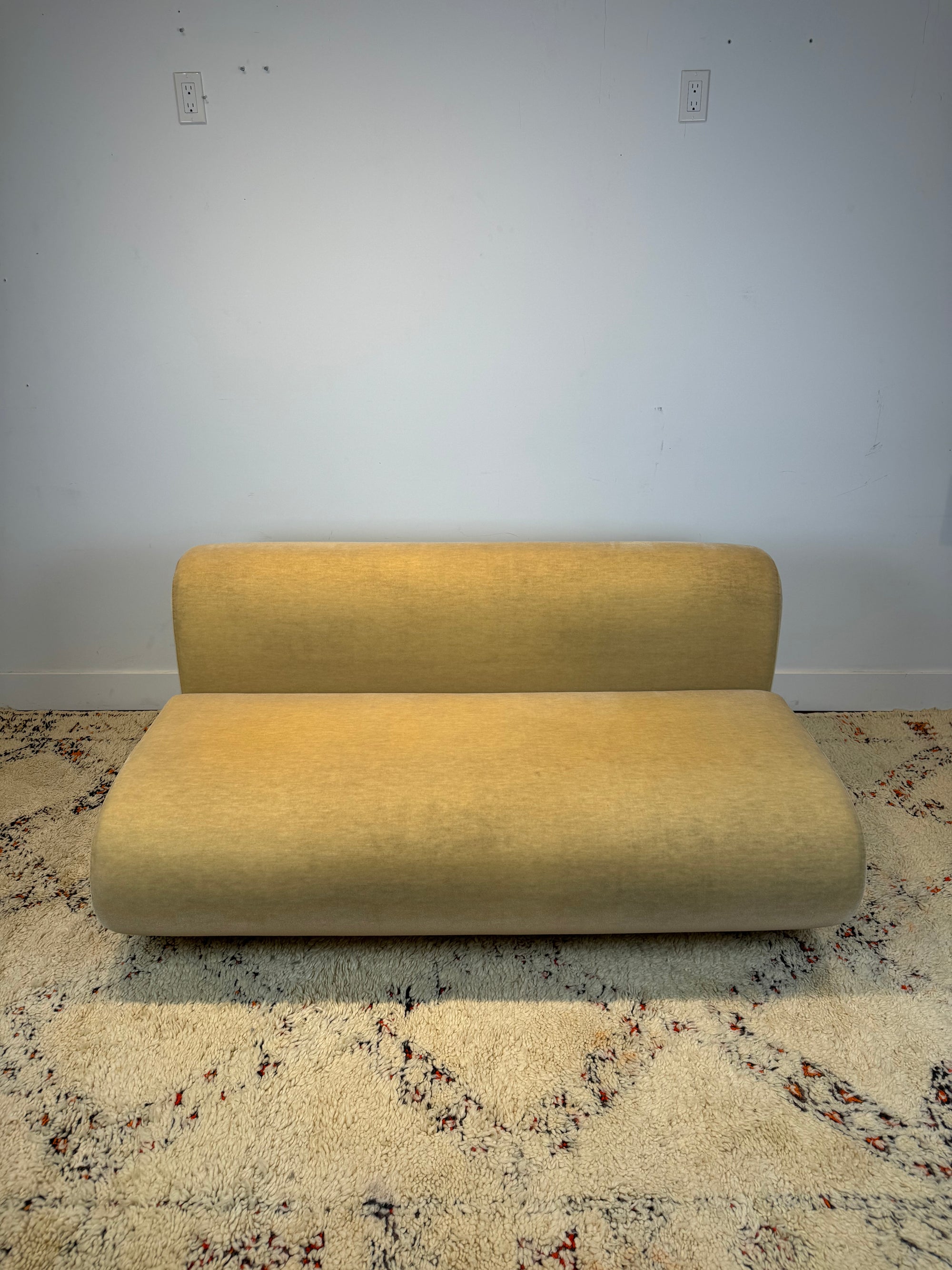 Kazuhide Takahama "Suzanne" Mohair Settee Sofa for Knoll