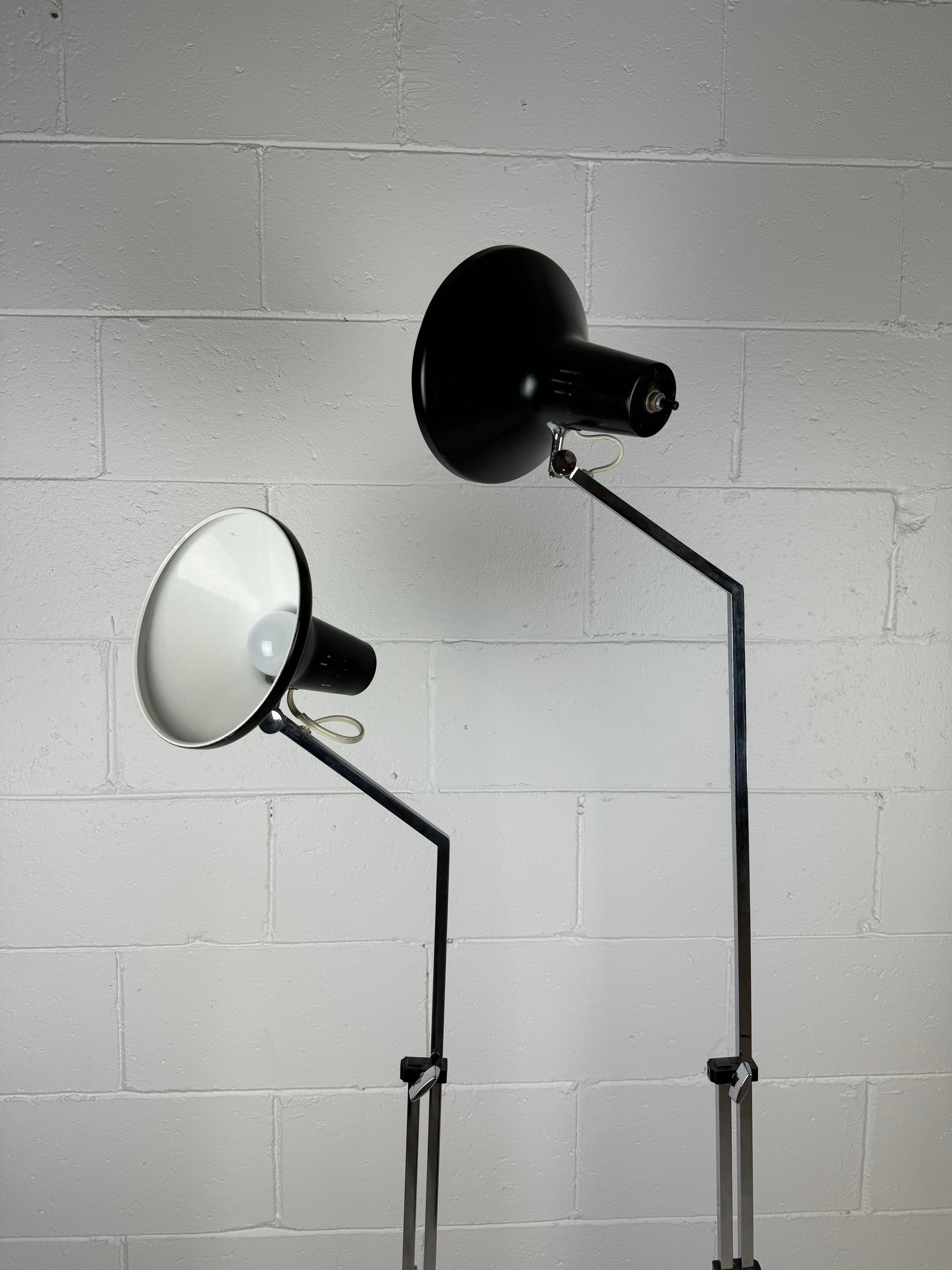 Vintage Adjustable Floor Lamps by Jacob Jacobsen for Luxo