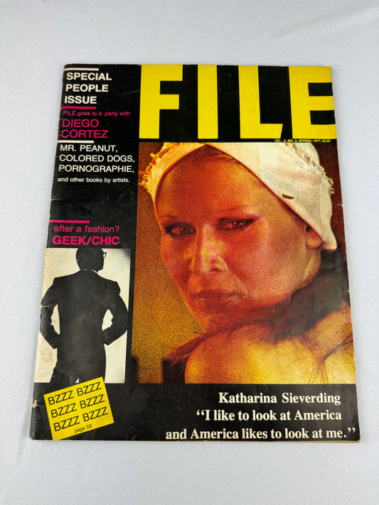 1977 FILE Magazine Special People Spring Issue