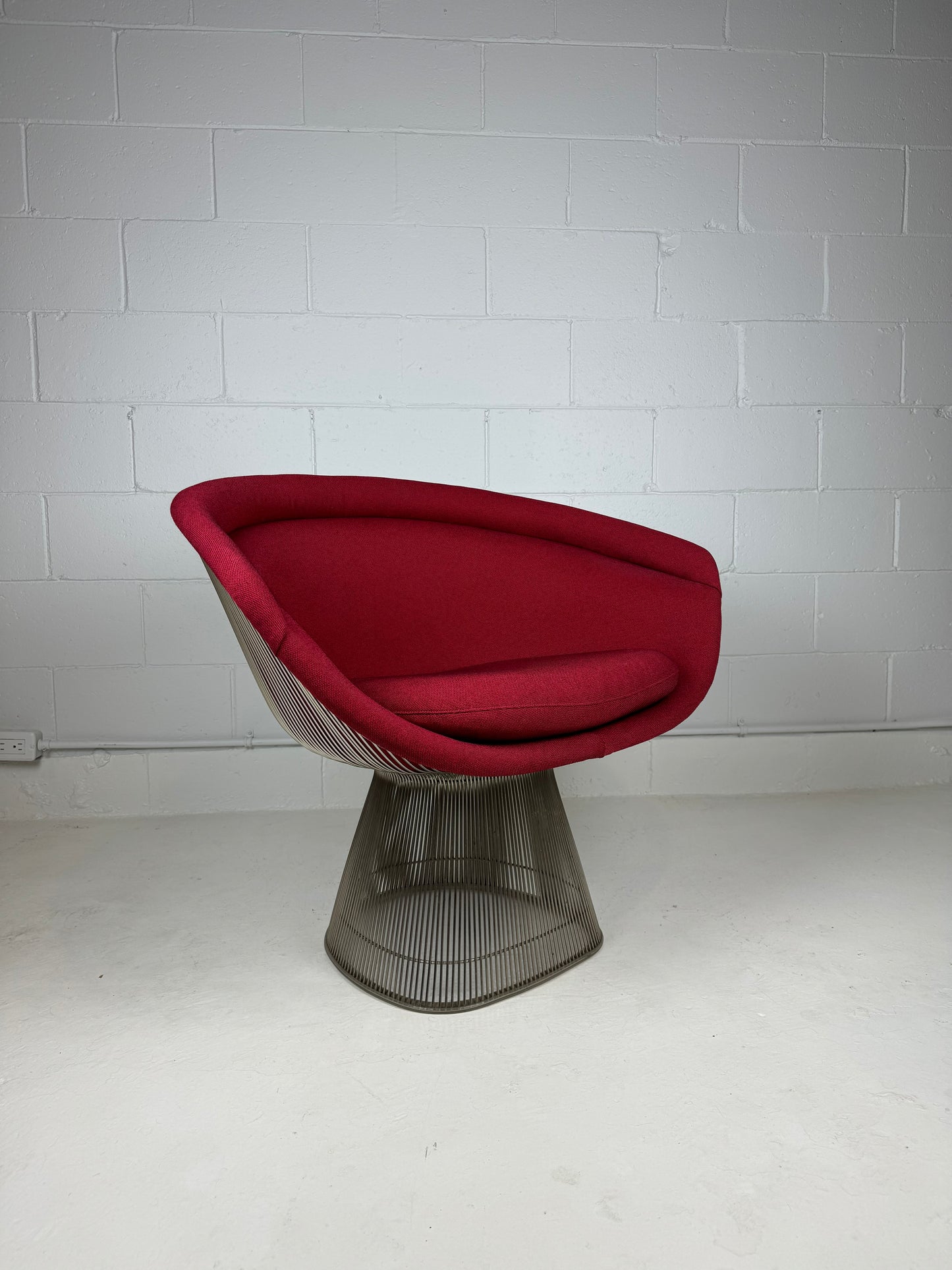 Warren Platner Lounge Chair for Knoll - Red