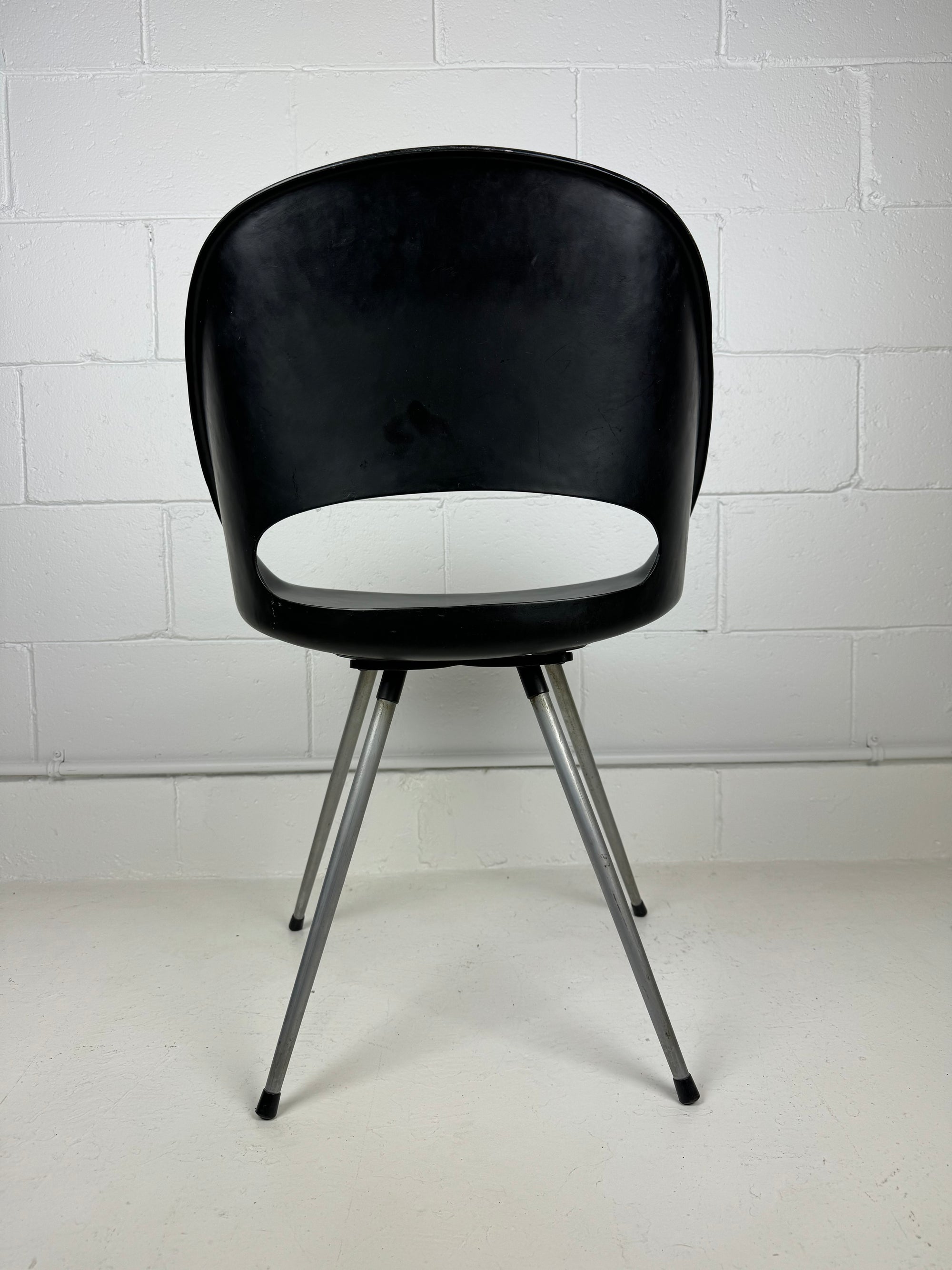 Rare Fibreglass Side Chair by Kai Lyngfeldt Larsen for Søborg Denmark