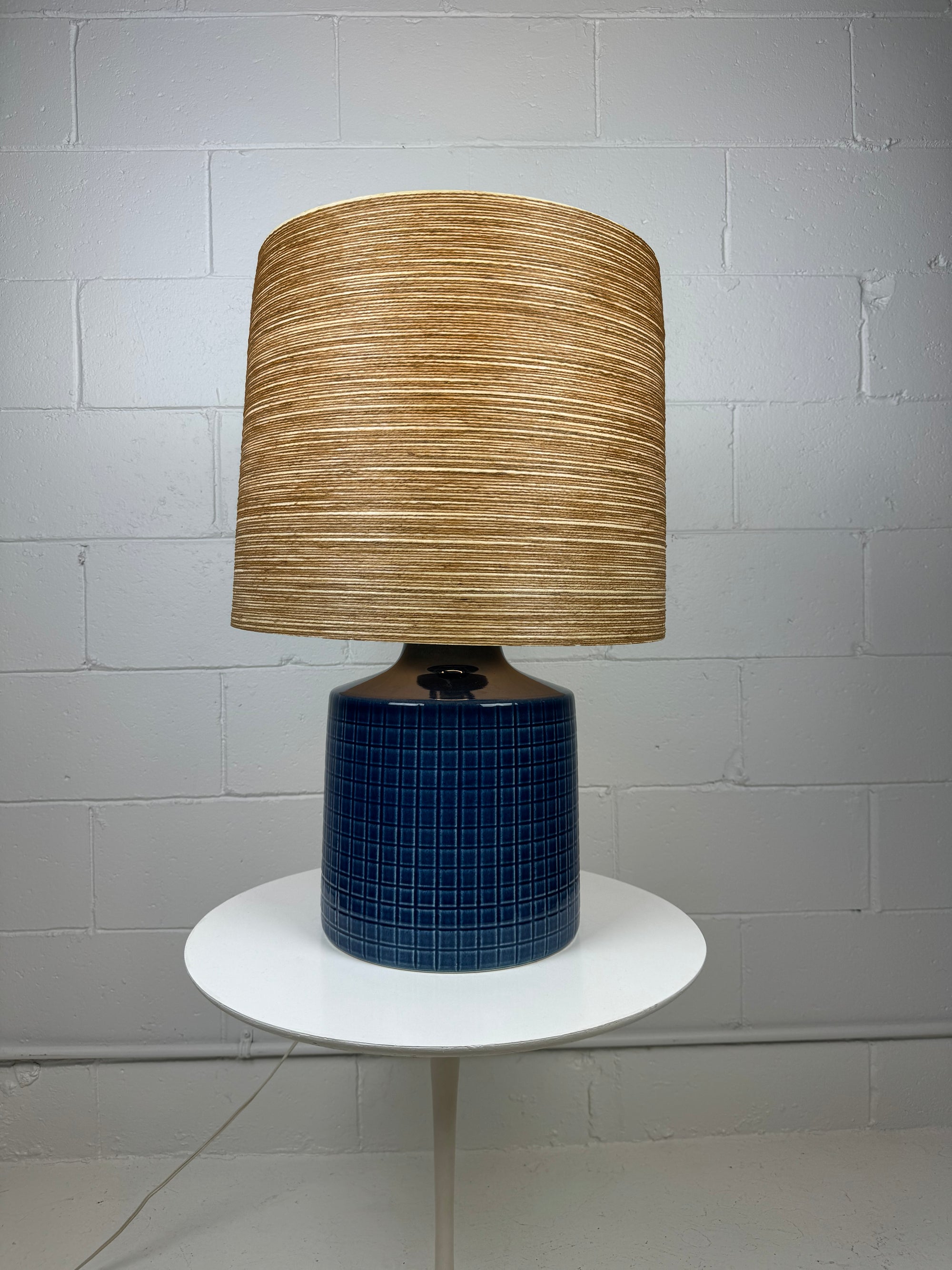 Vintage Blue Lotte Bostlund Large Table Lamp