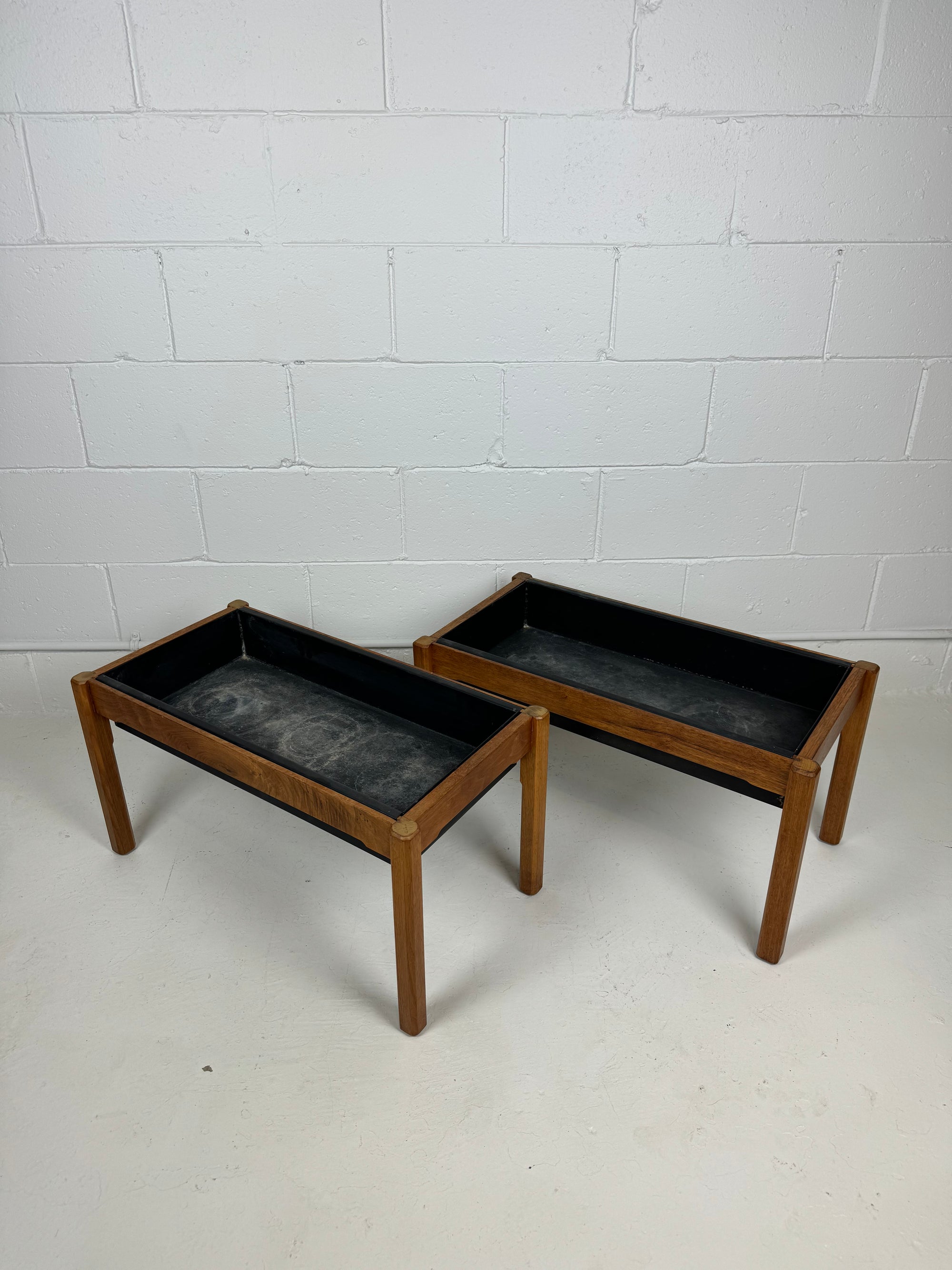 Vintage Mid Century Teak Planters